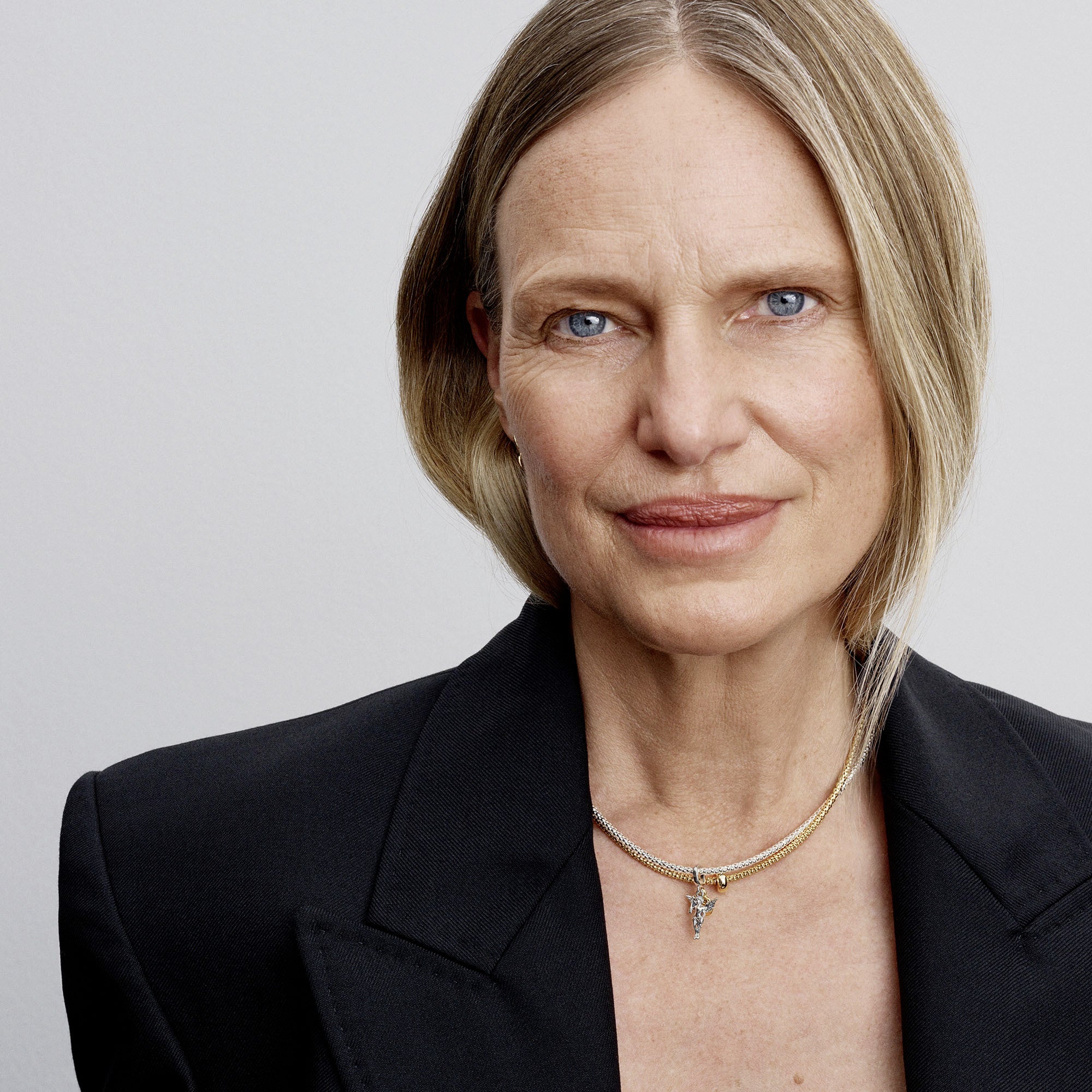 Cupid Sterling Silver And 14K Gold-Plated Dangle