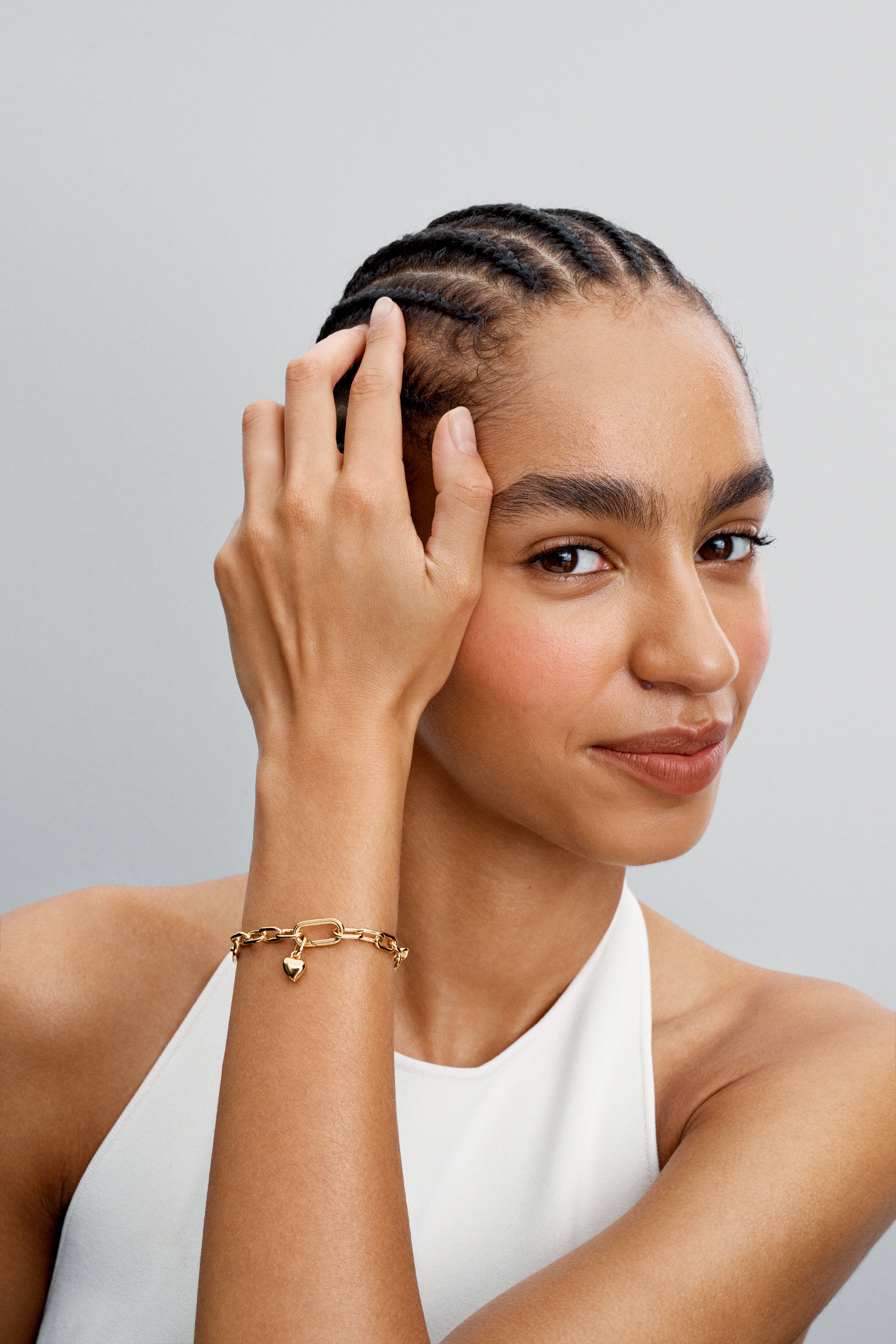 Asymmetrical Heart 14K Gold-Plated Mini Dangle