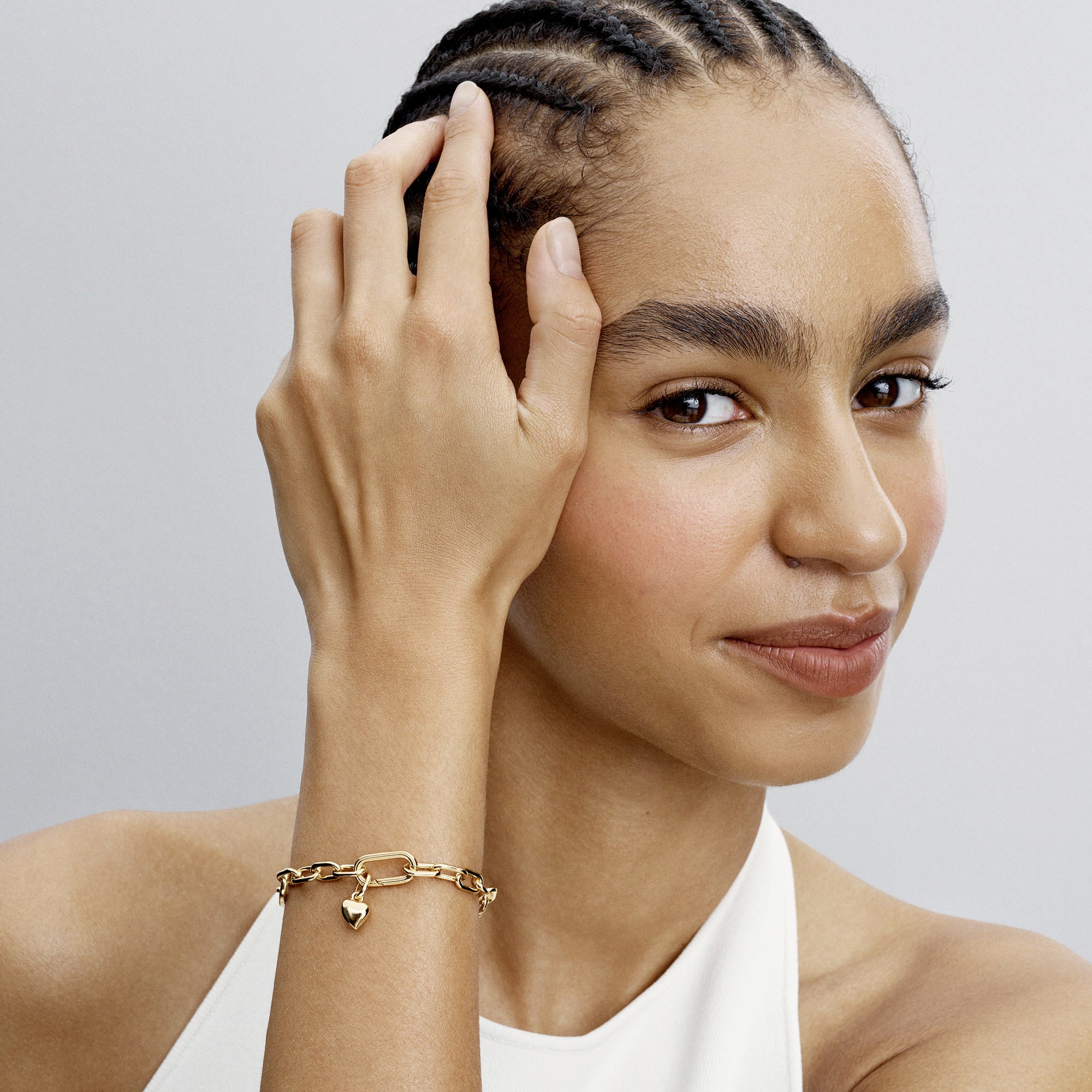 Asymmetrical Heart 14K Gold-Plated Mini Dangle