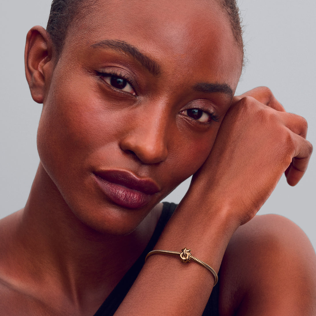 Infinity Knot 14K Gold-Plated Charm