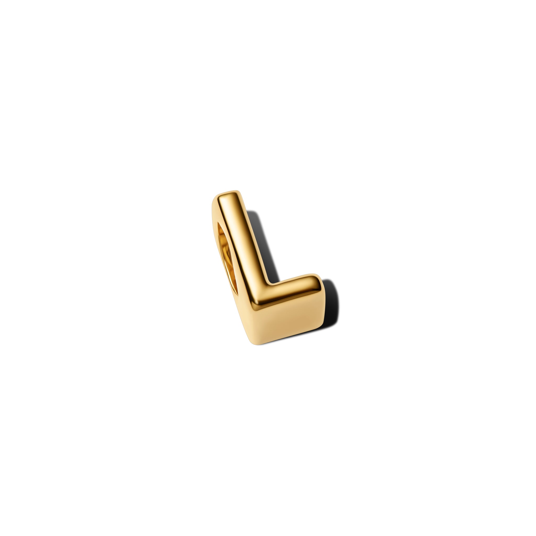 Letter L 14K Gold-Plated Charm