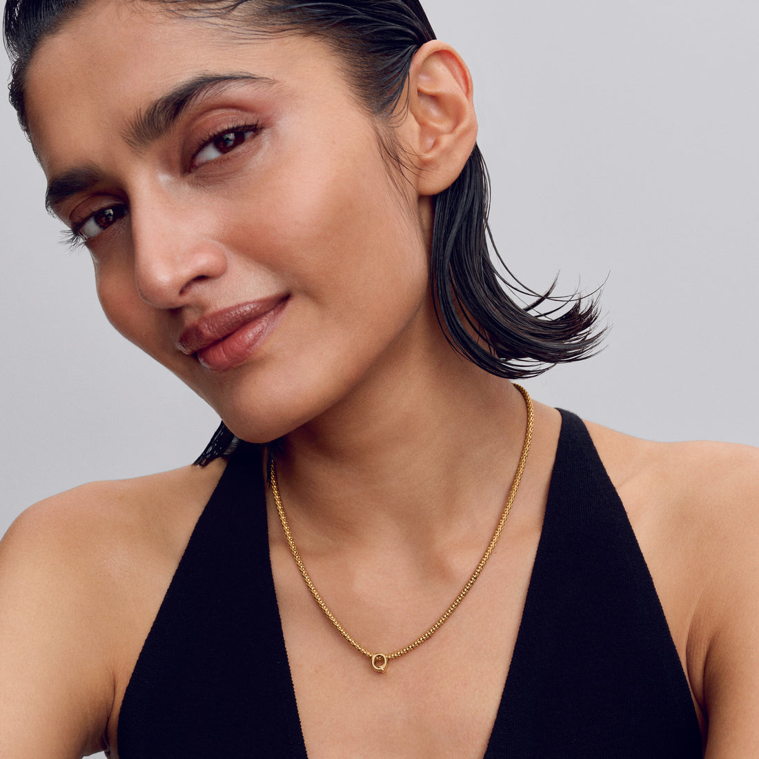 Letter Q 14K Gold-Plated Charm