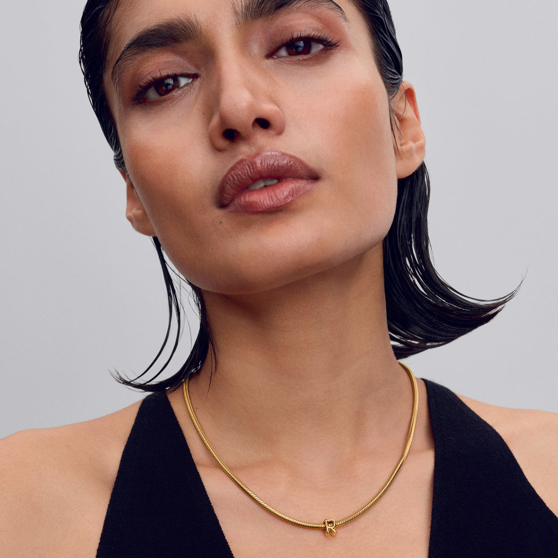 Letter R 14K Gold-Plated Charm