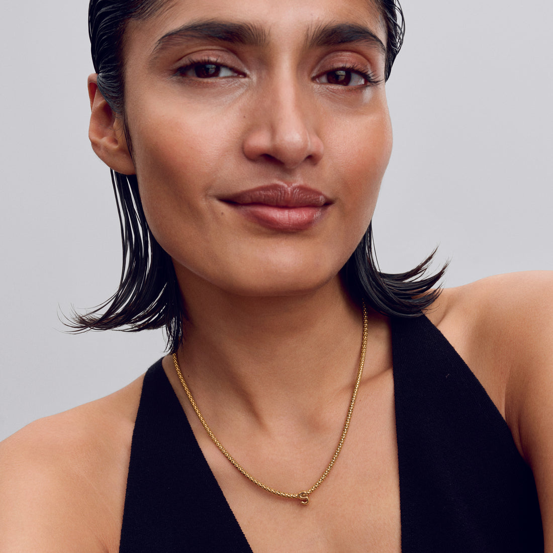 Letter S 14K Gold-Plated Charm