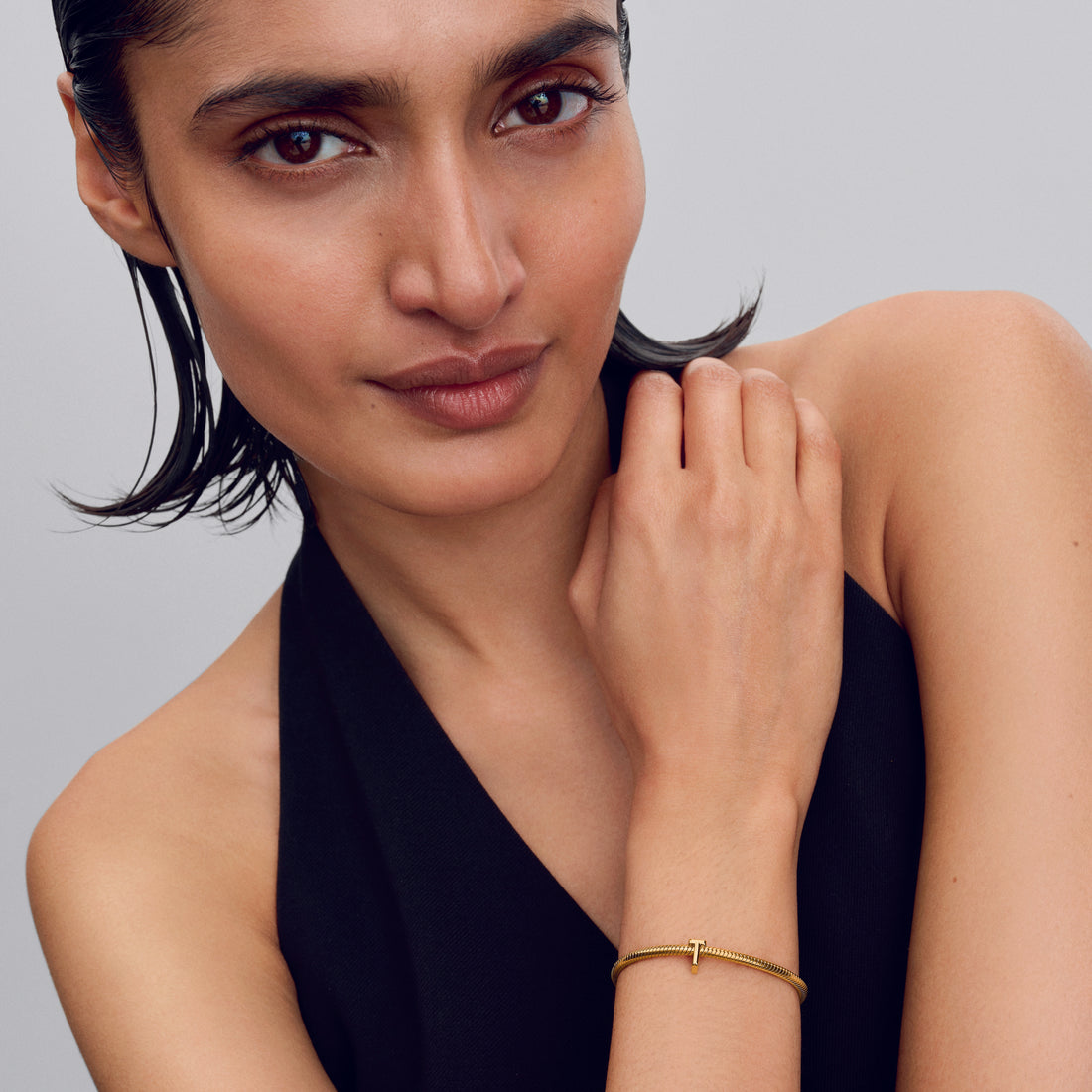 Letter T 14K Gold-Plated Charm