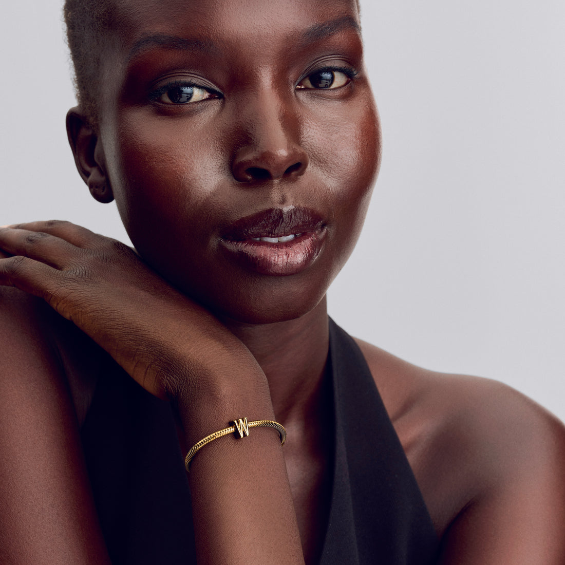 Letter W 14K Gold-Plated Charm