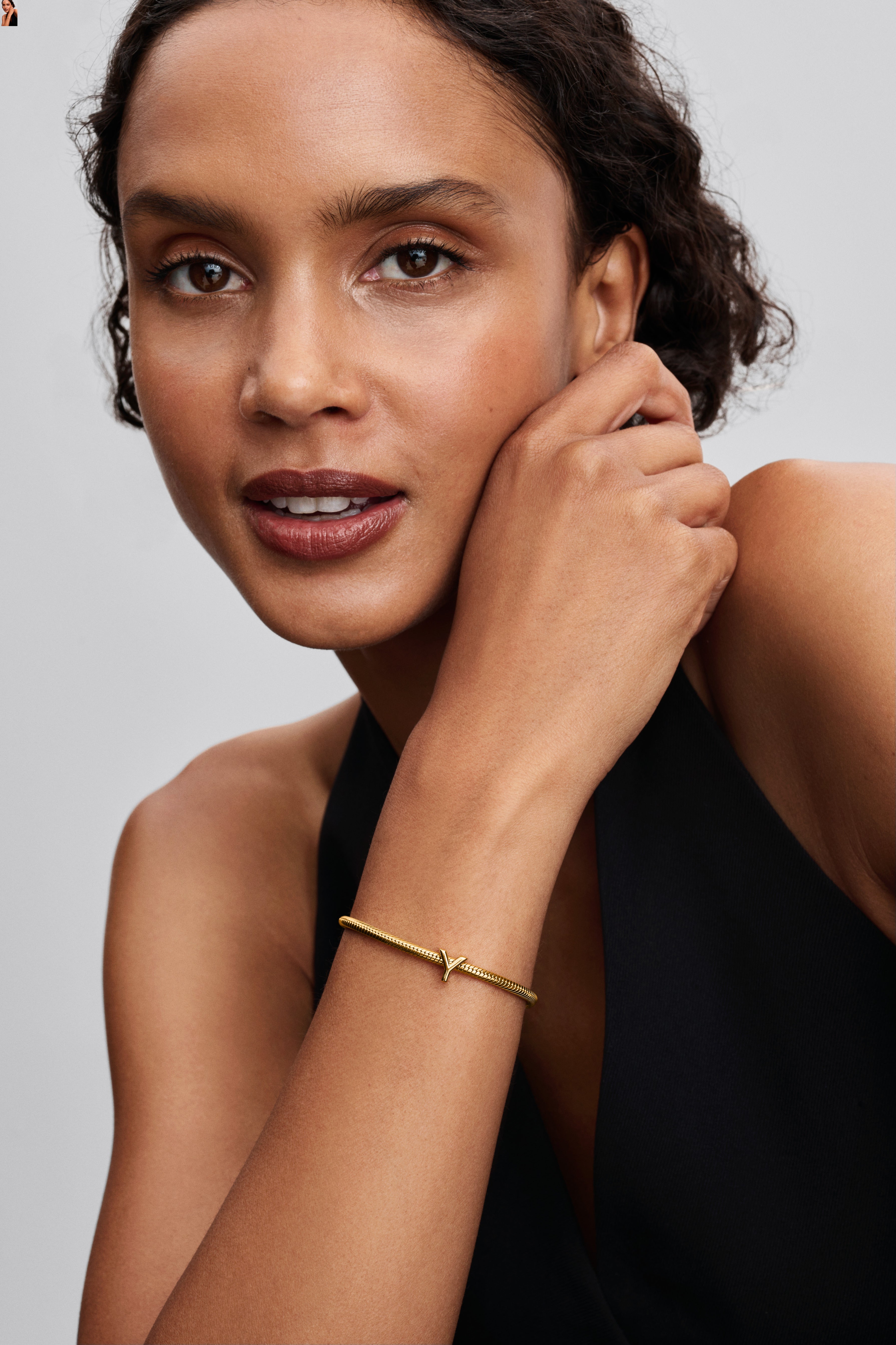 Letter Y 14K Gold-Plated Charm