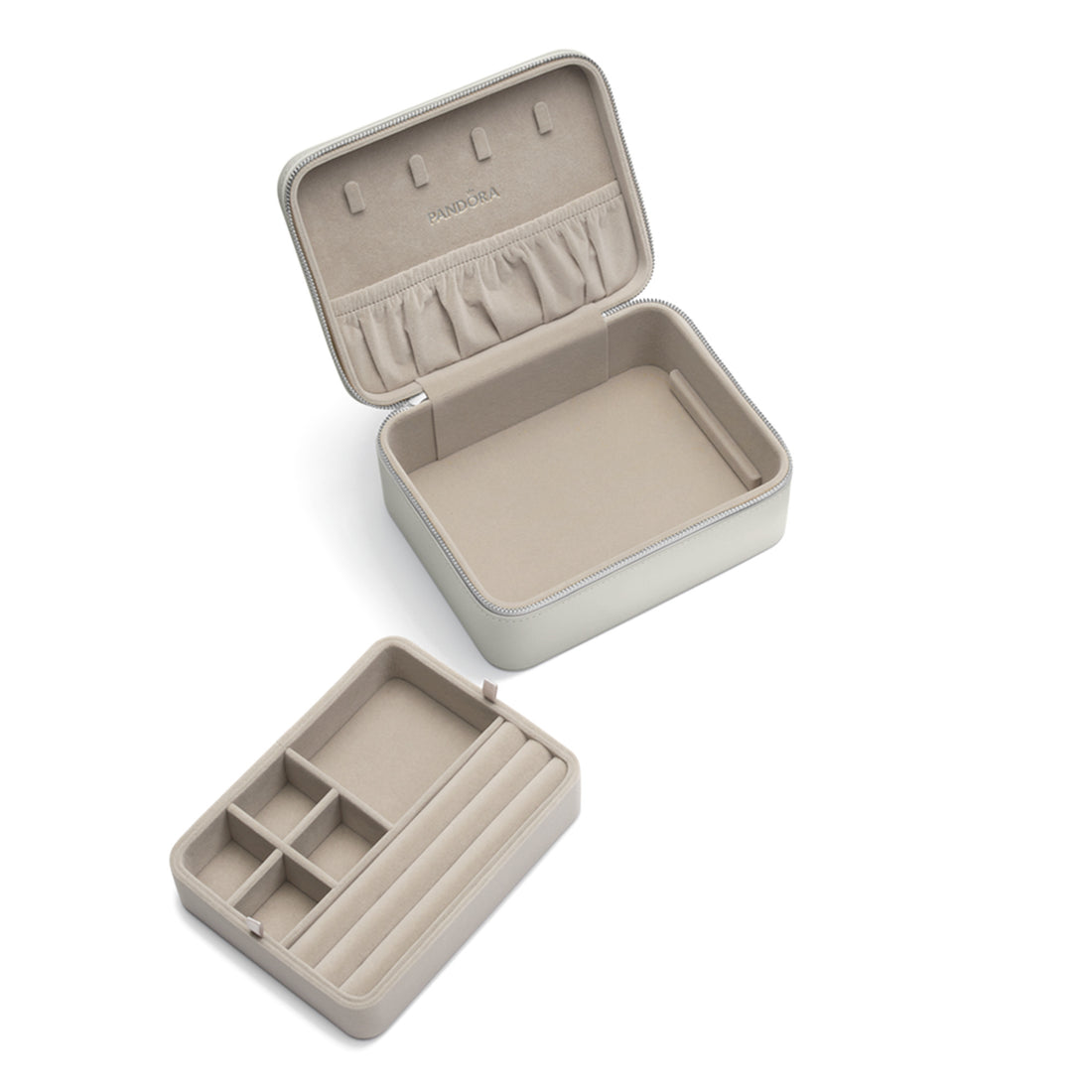 GREY MEDIUM JEWELLERY BOX