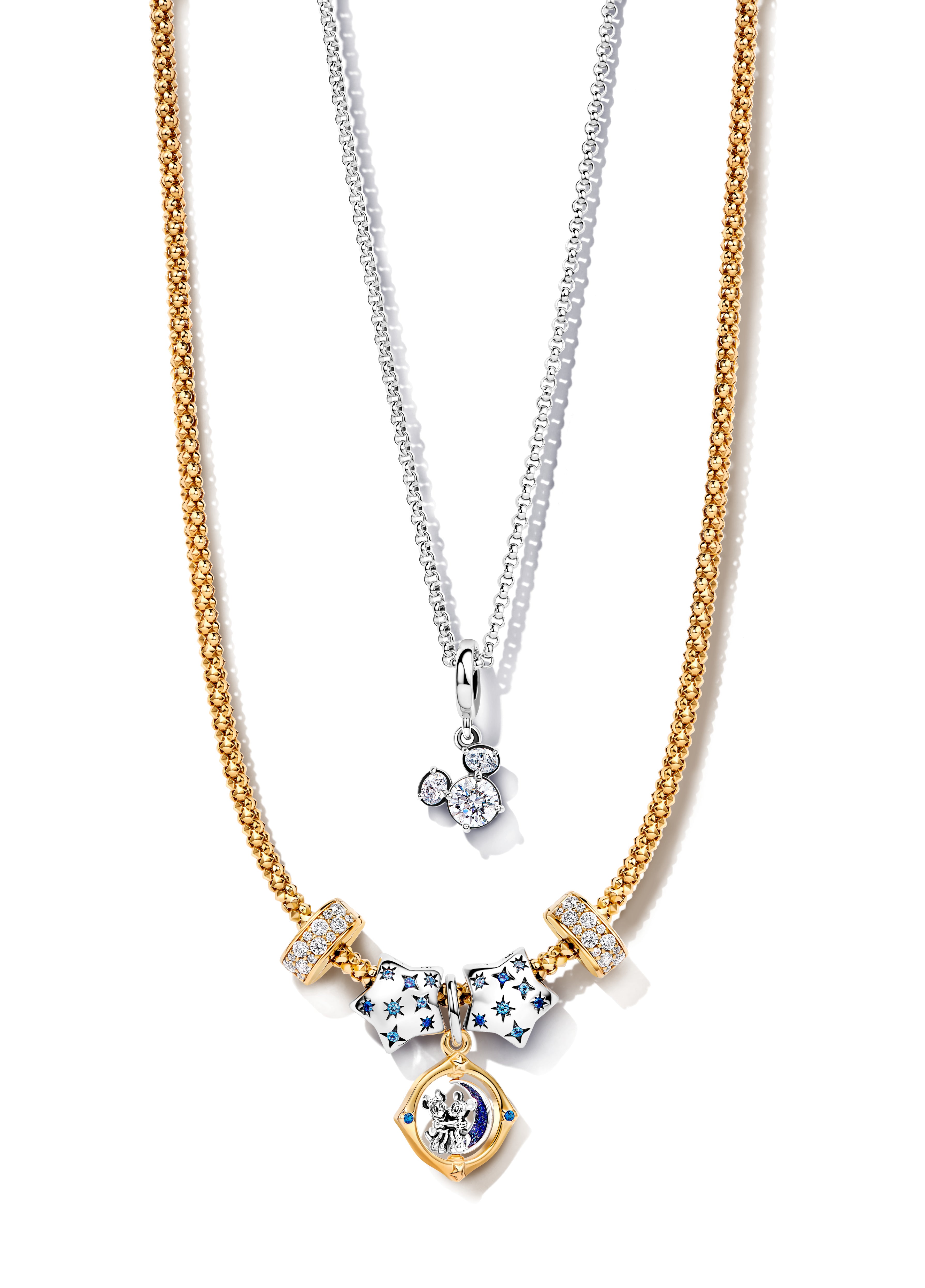 14K Gold-Plated Clip With Clear Cubic Zirconia And Silicone Grip