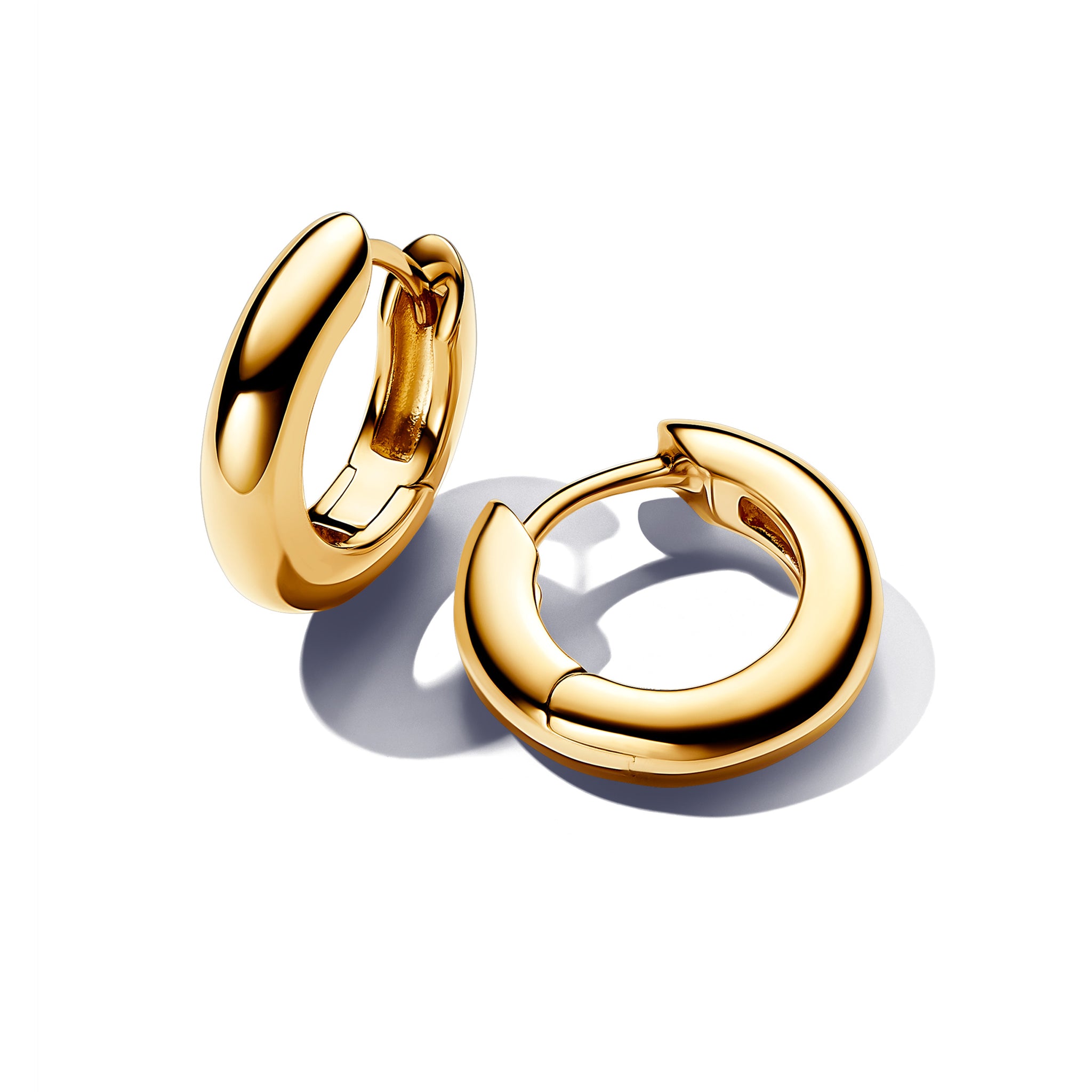 14K Gold-Plated Hoop Earrings
