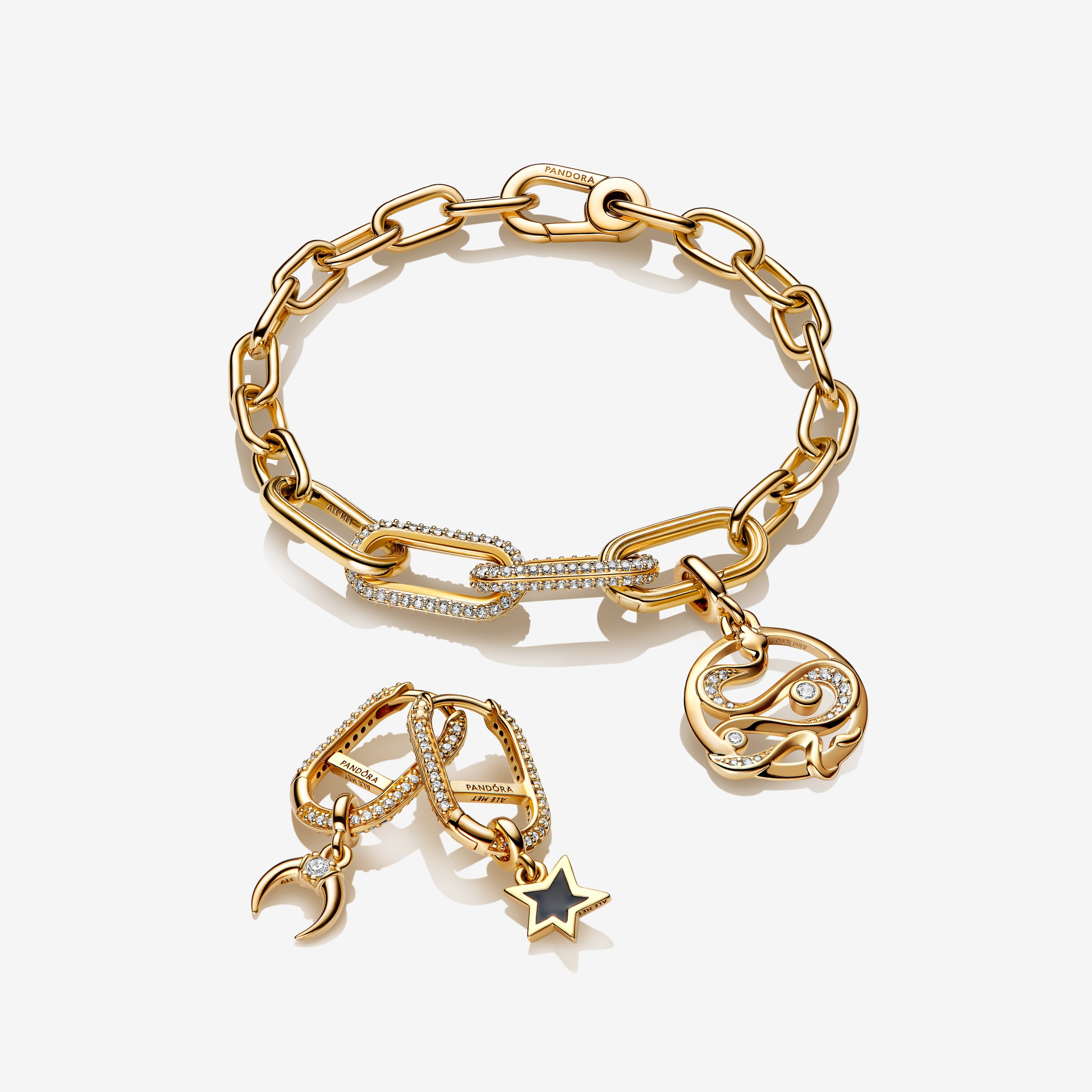 14K Gold-Plated Link Bracelet