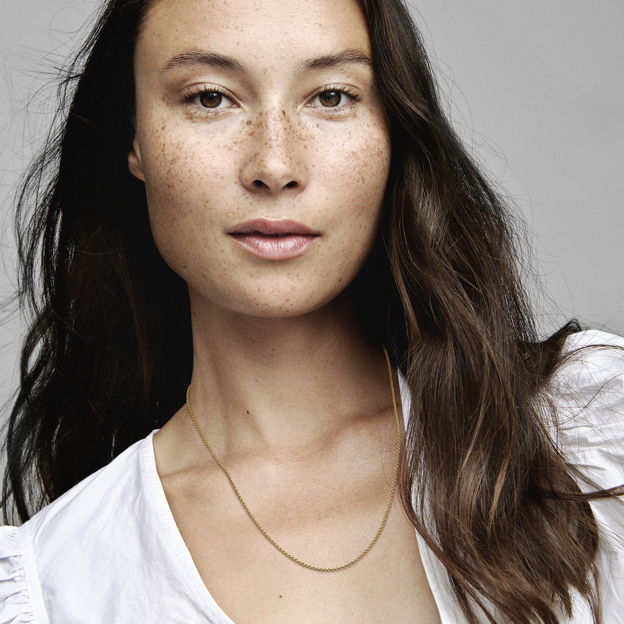 14K Gold-Plated Rolo Necklace