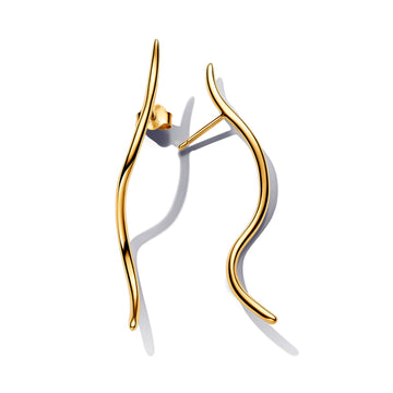 14K Gold-Plated Stud Earrings