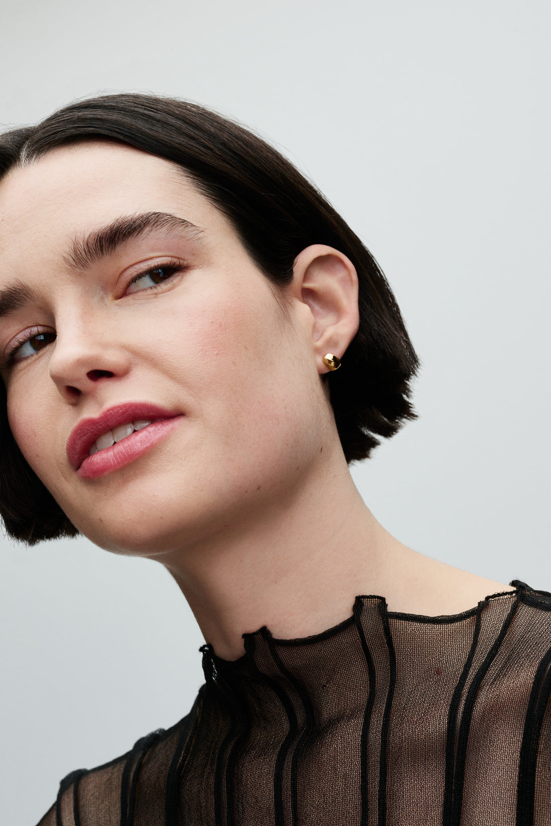 14K Gold-Plated Stud Earrings