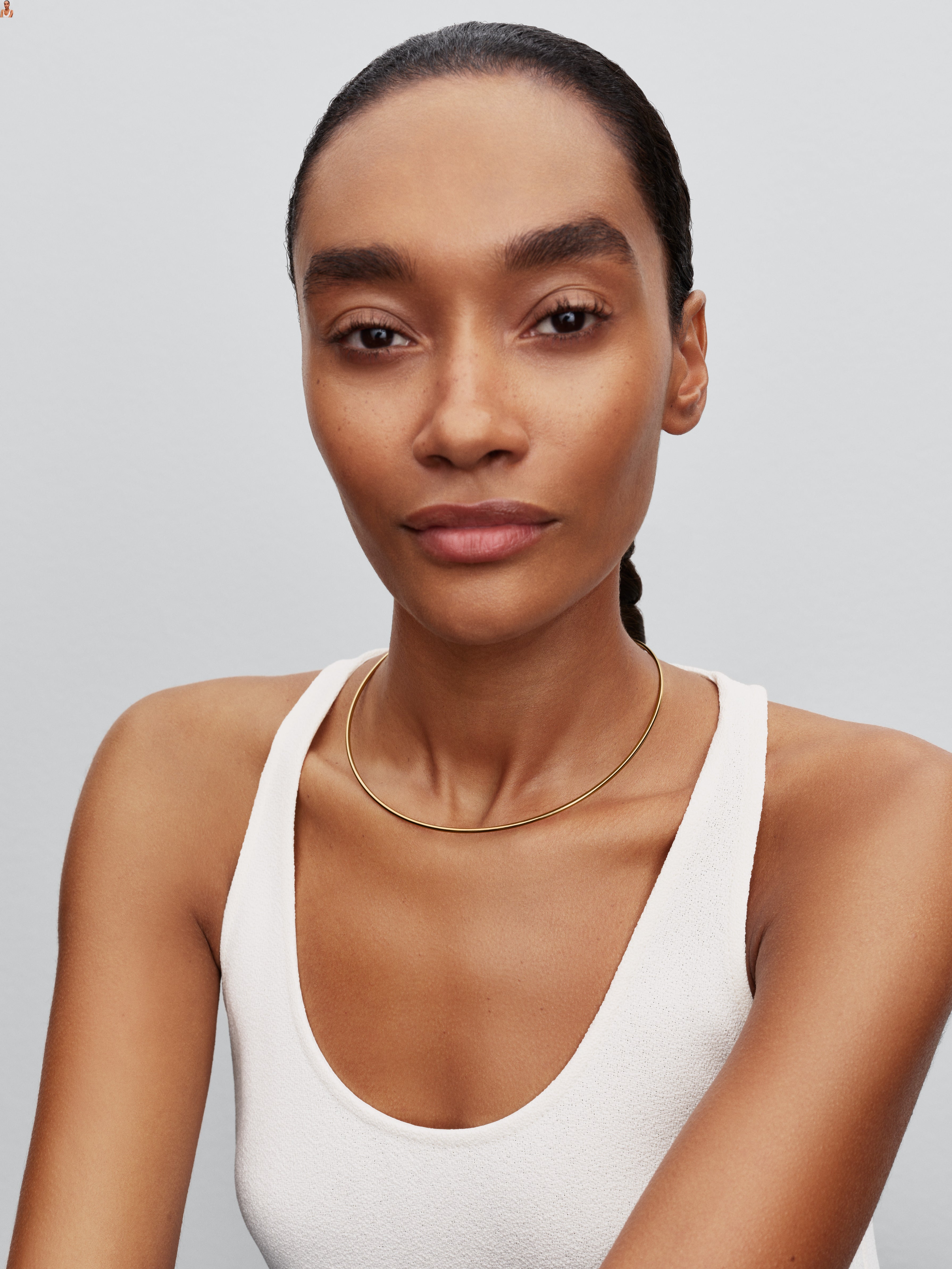 14K Gold-Plated Choker