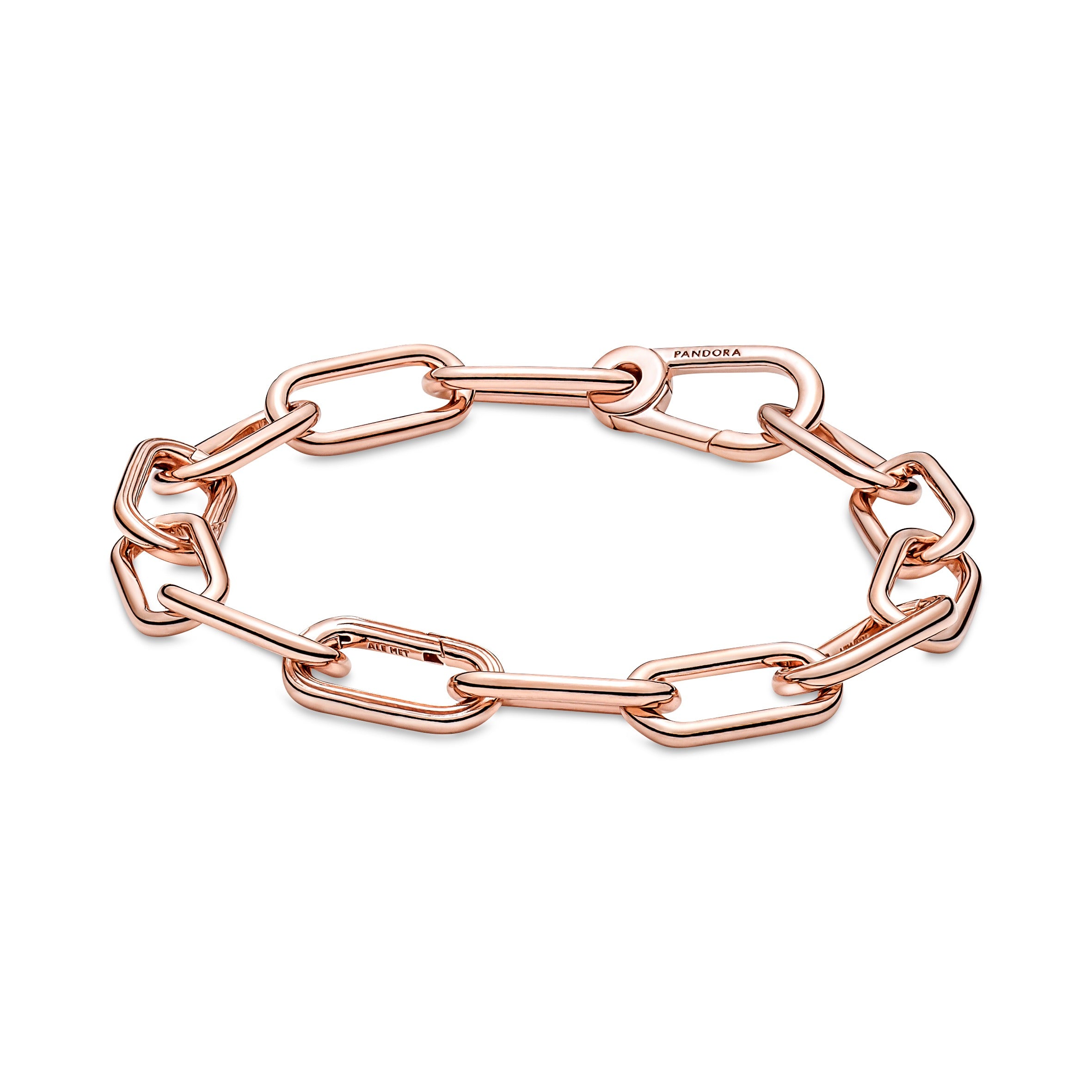 14K Rose Gold-Plated Link Bracelet