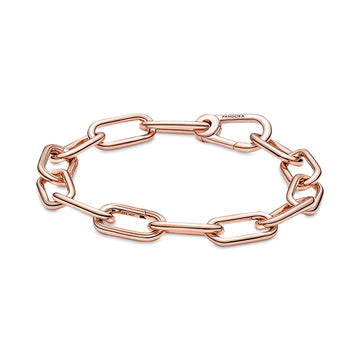 14K Rose Gold-Plated Link Bracelet