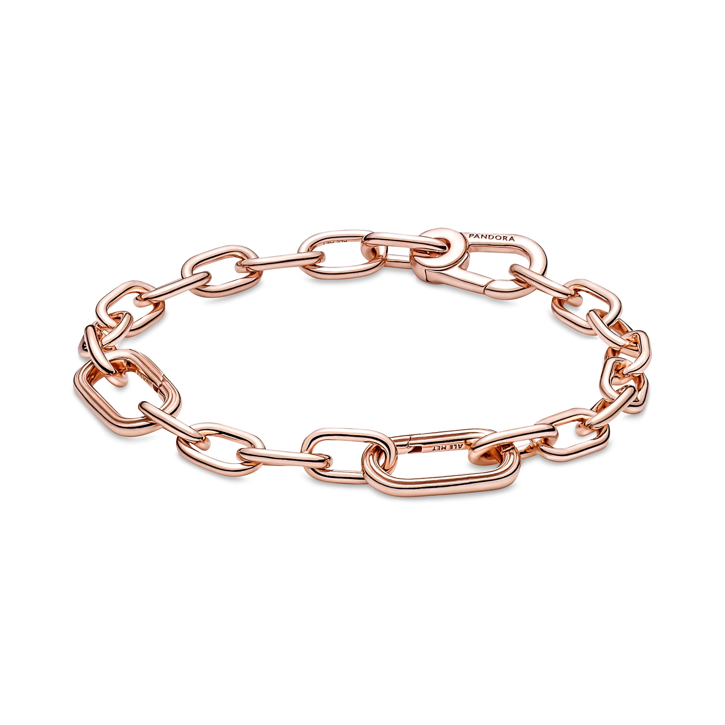 14K Rose Gold-Plated Link Bracelet