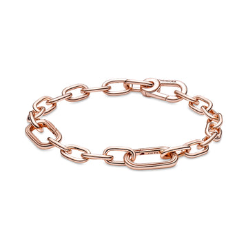 14K Rose Gold-Plated Link Bracelet