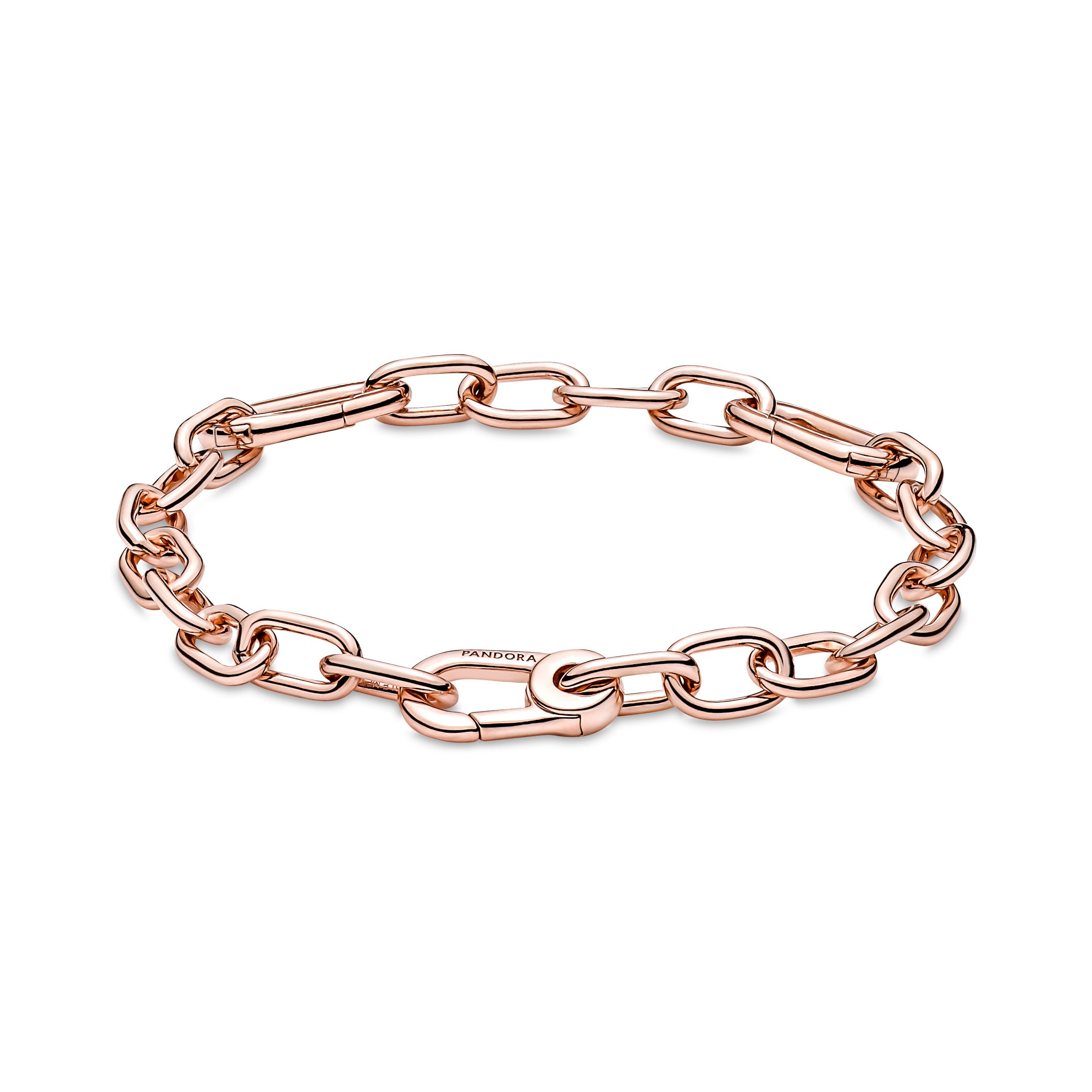 14K Rose Gold-Plated Link Bracelet