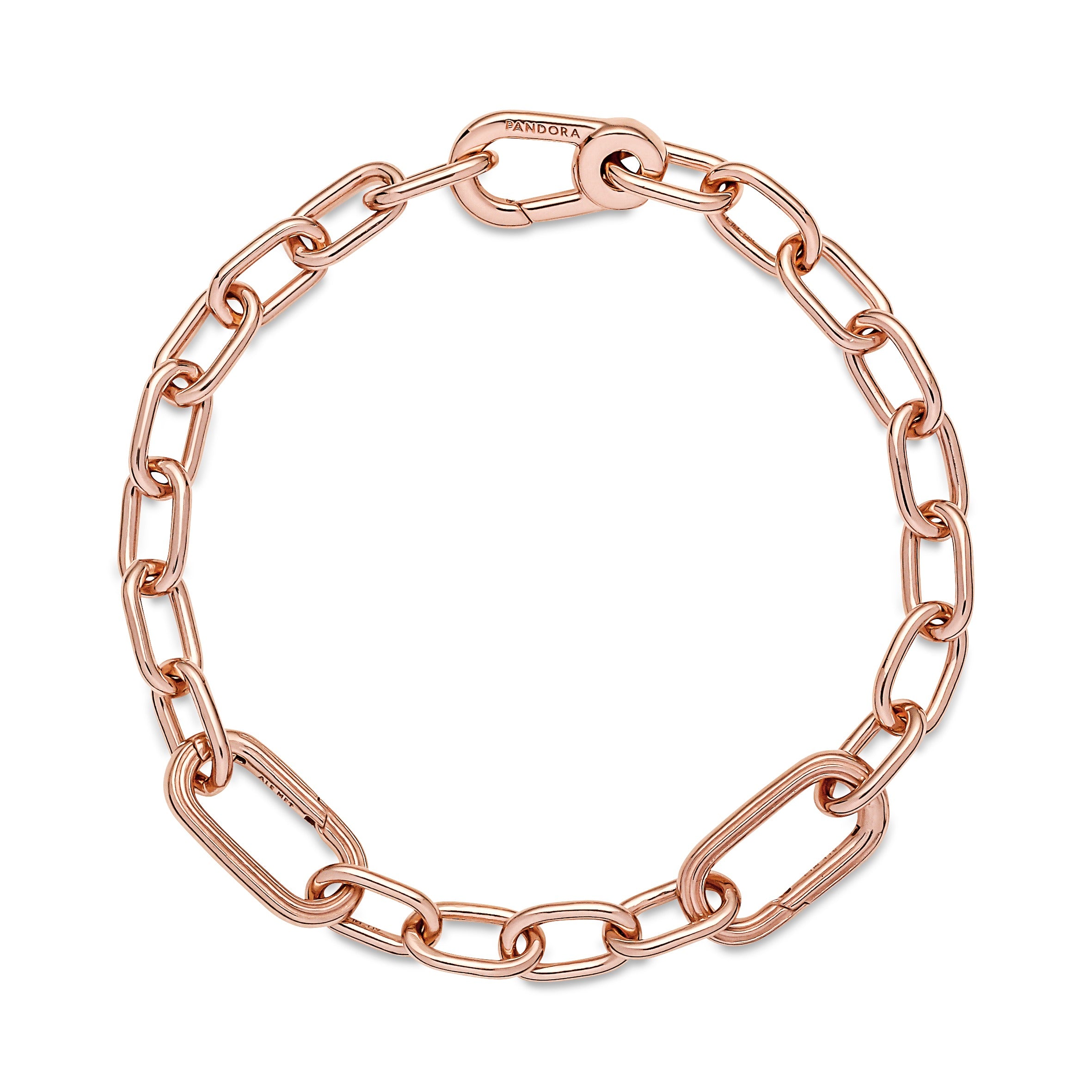 14K Rose Gold-Plated Link Bracelet