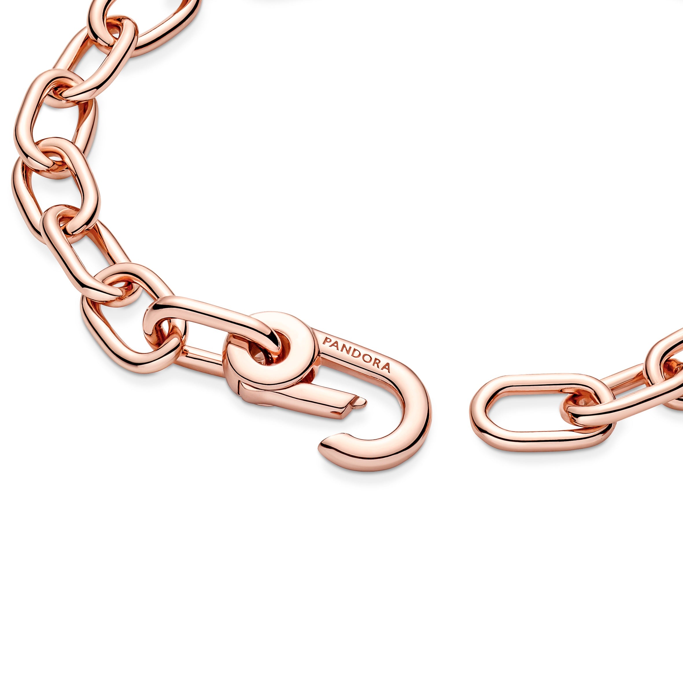 14K Rose Gold-Plated Link Bracelet