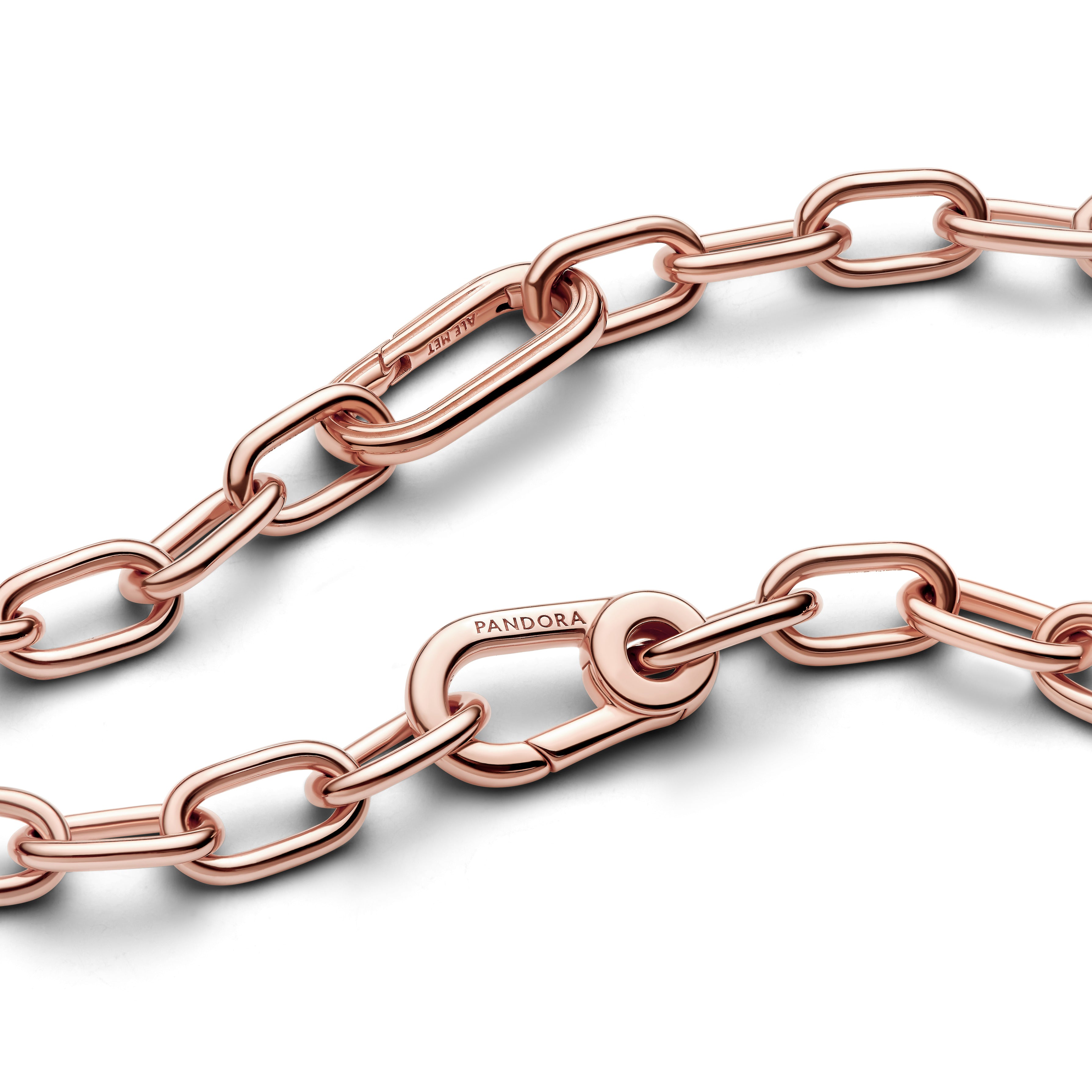 14K Rose Gold-Plated Link Necklace