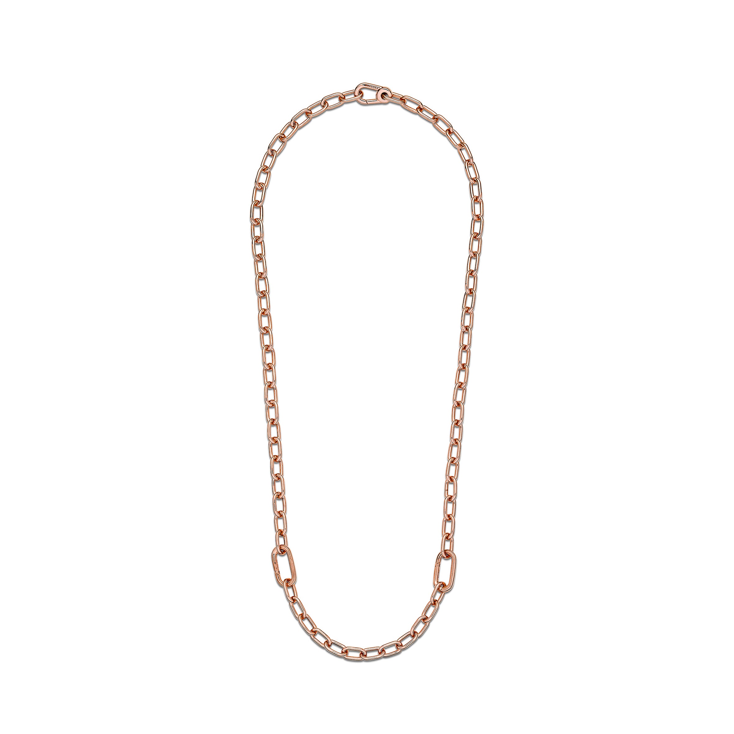 14K Rose Gold-Plated Link Necklace