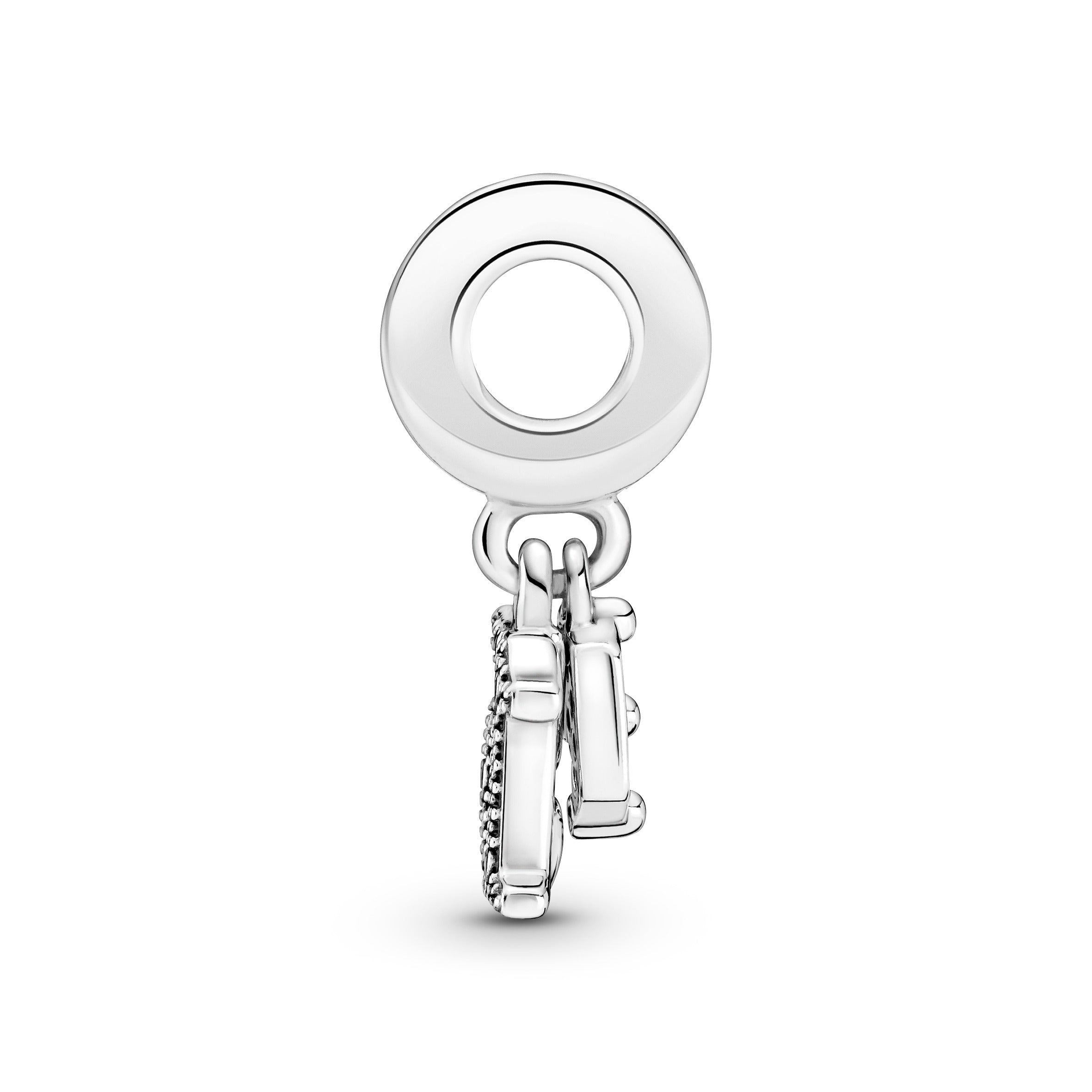 15 Celebration And Crown Sterling Silver Dangle With Clear Cubic Zirconia