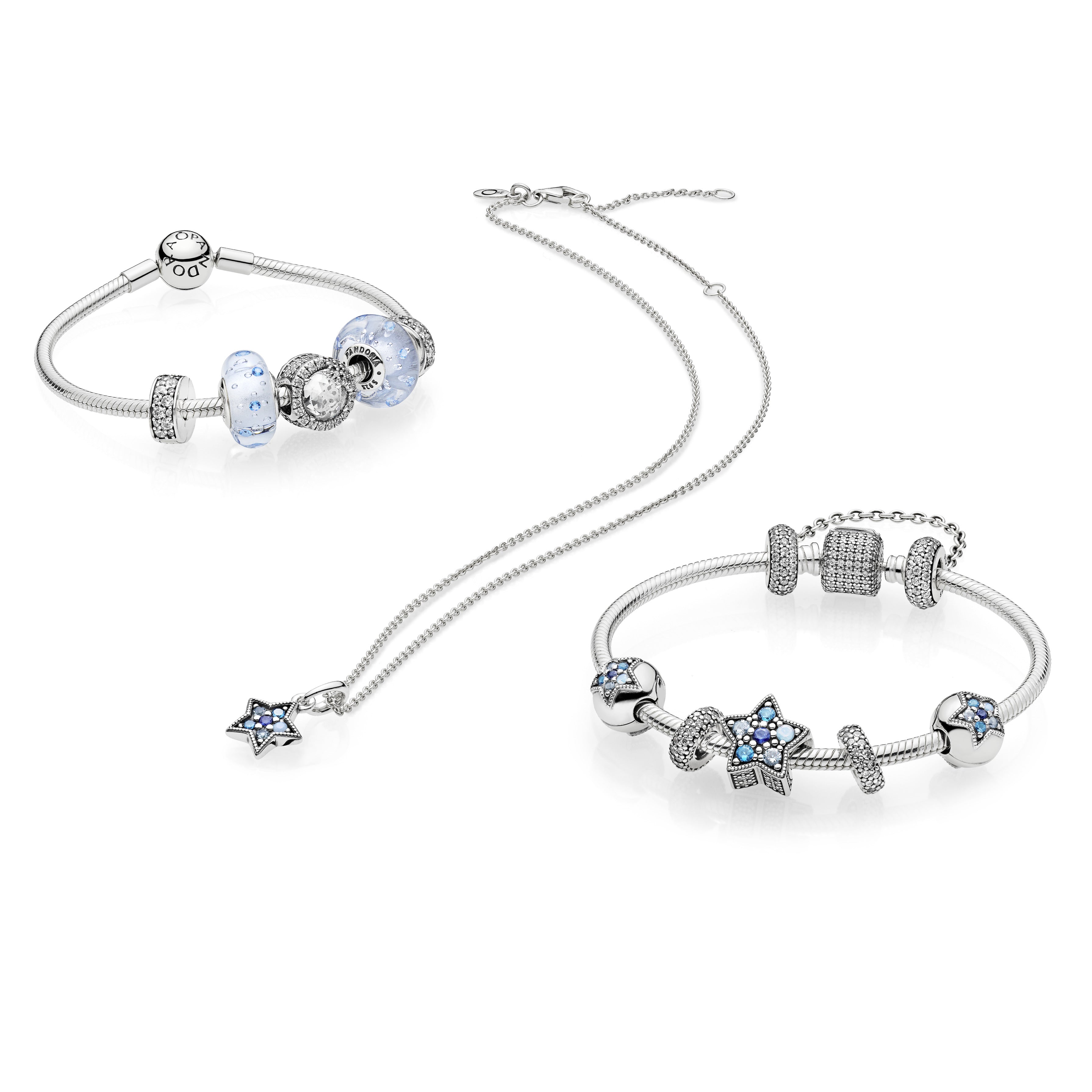 Abstract Silver Spacer With Cubic Zirconia