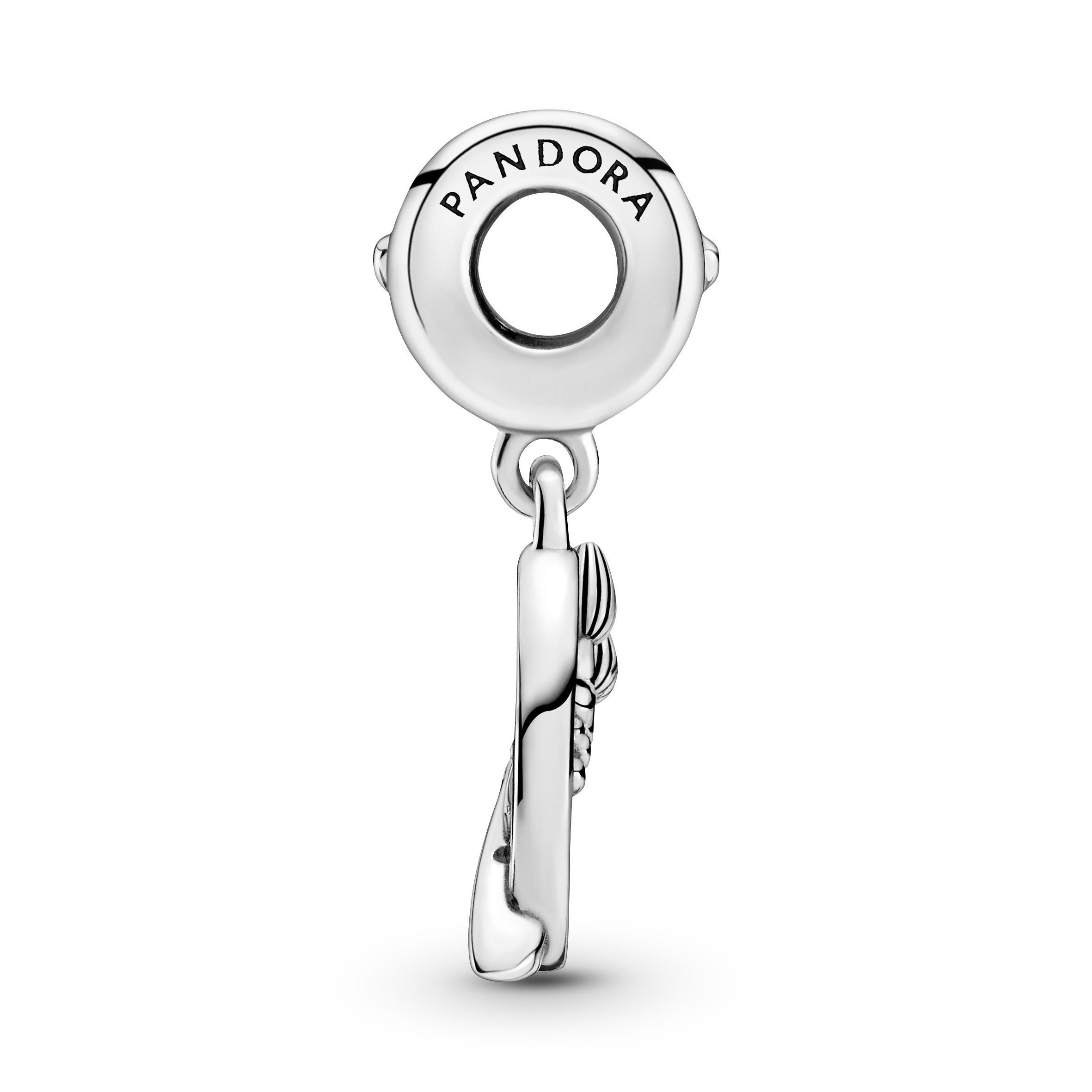 Artists Palette Sterling Silver Dangle With Red Cubic Zirconia, Phlox Pink, Blazing Yellow And Lake Green And Stella Blue Crystal