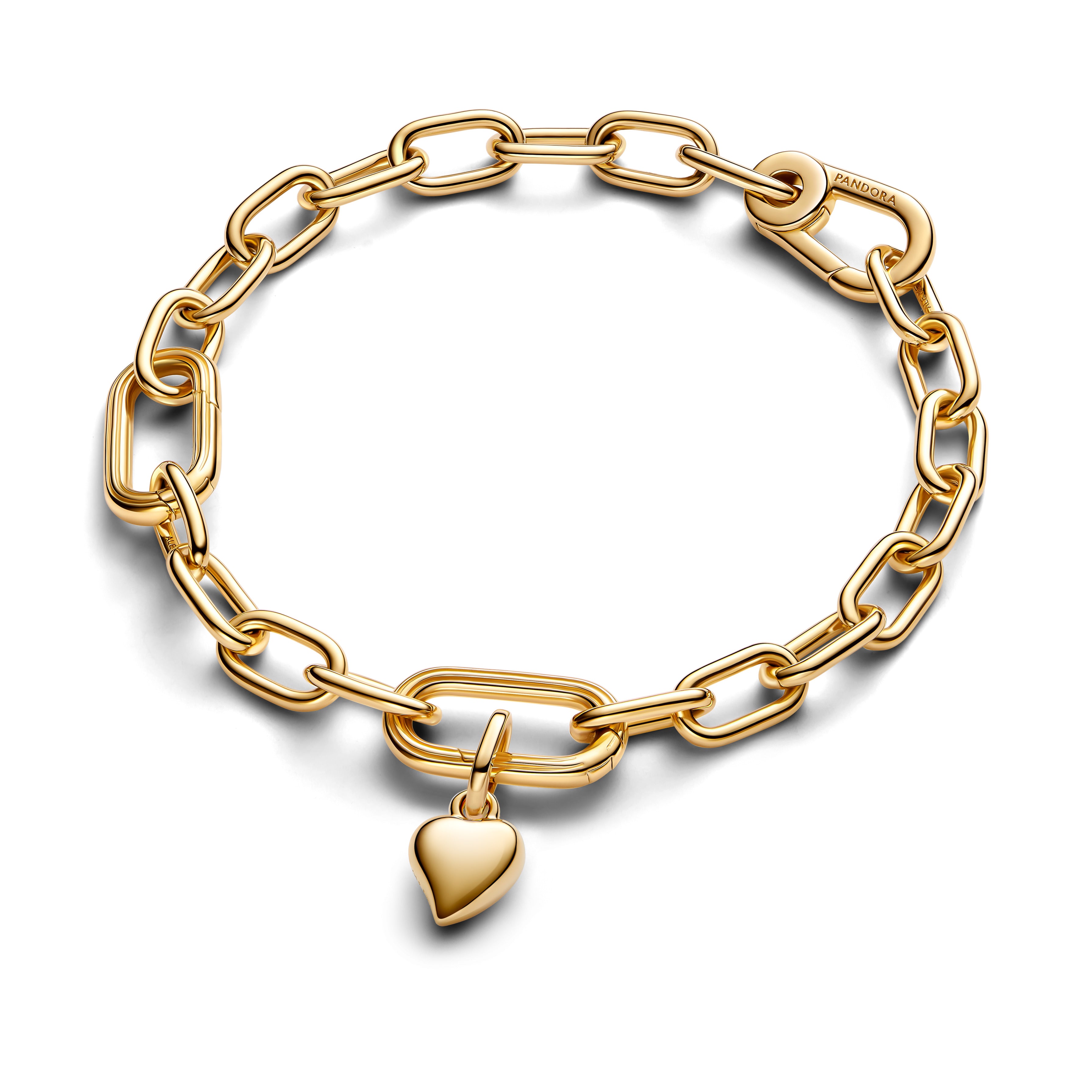 Asymmetrical Heart 14K Gold-Plated Mini Dangle