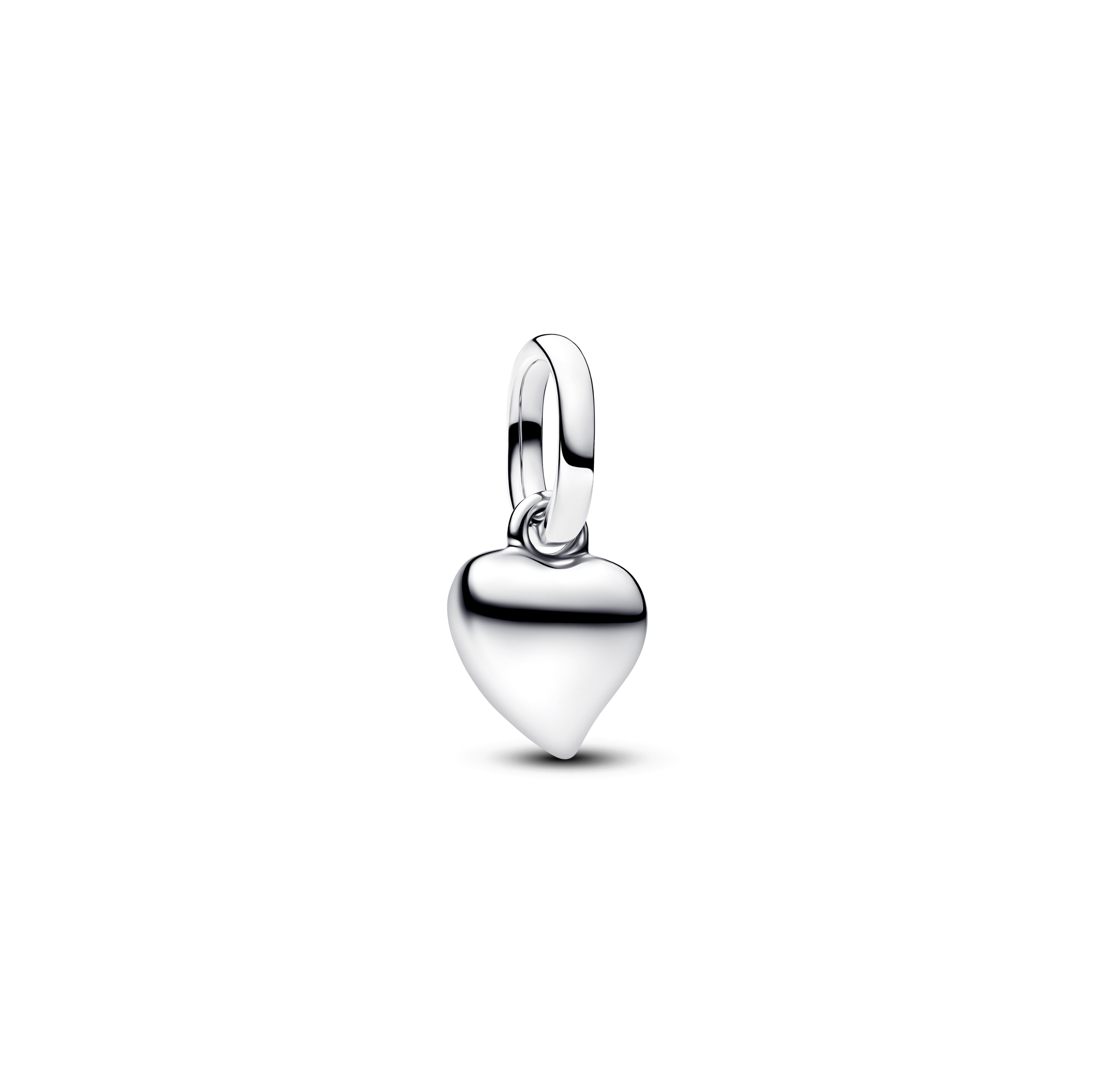 Asymmetric Heart Sterling Silver Mini Dangle