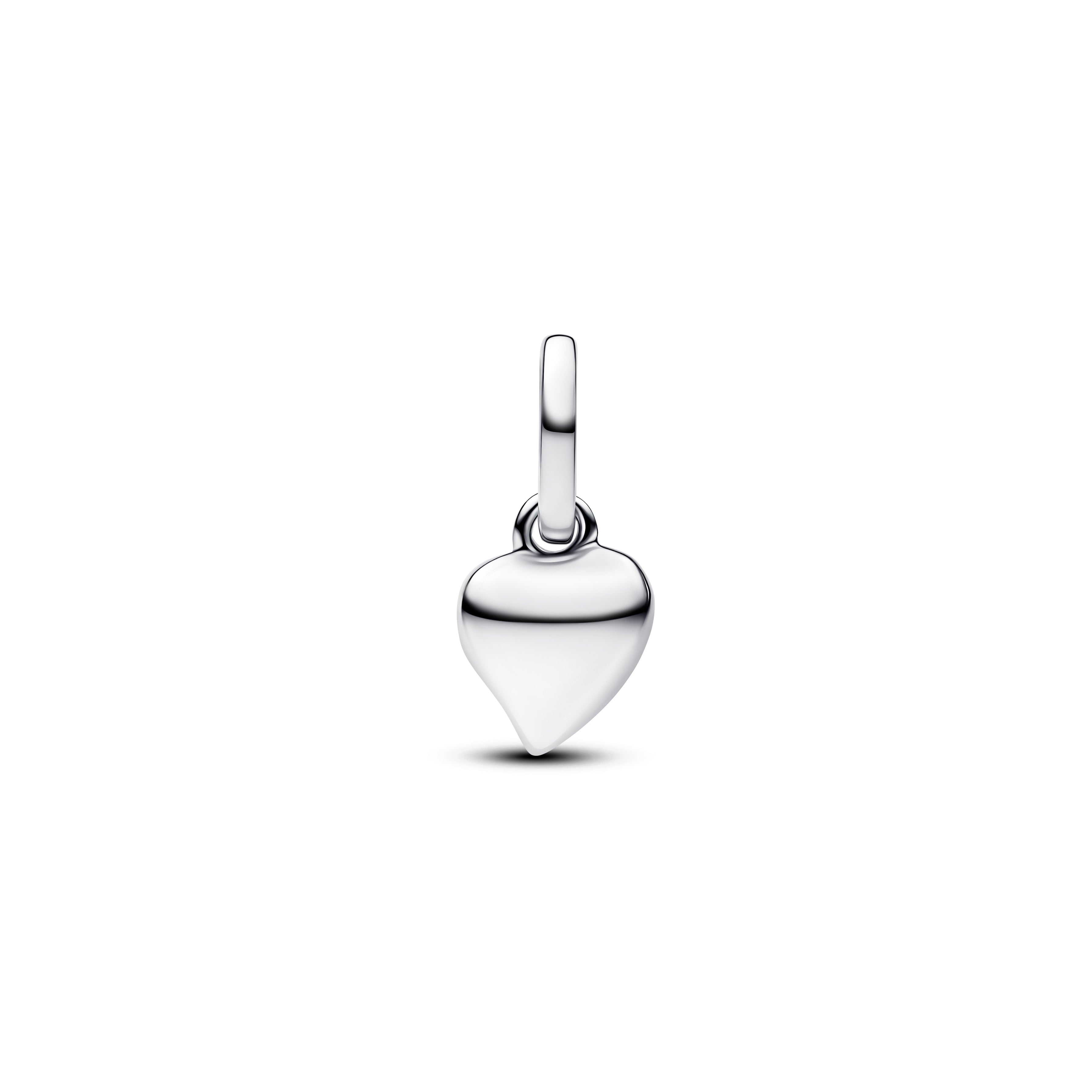 Asymmetric Heart Sterling Silver Mini Dangle
