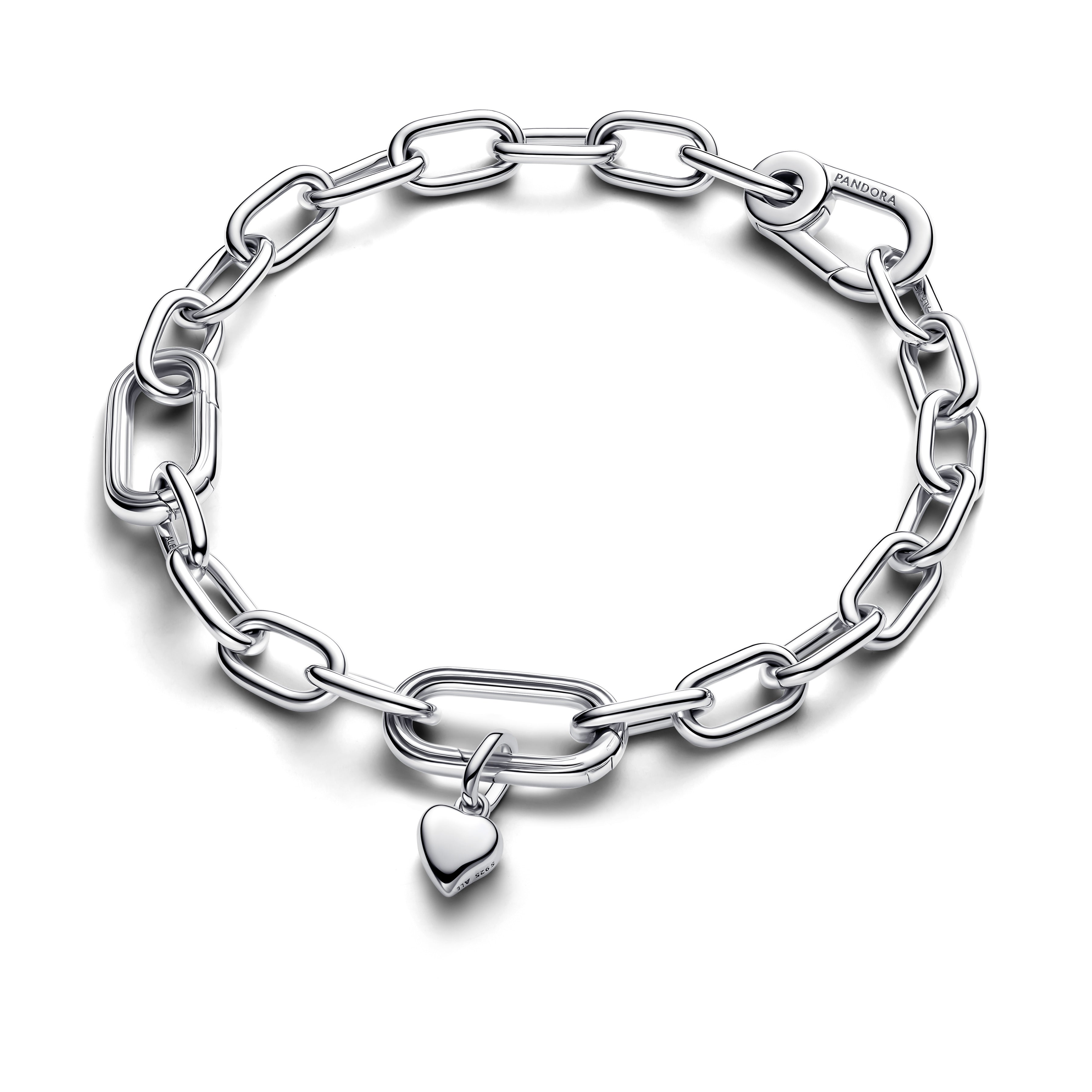 Asymmetric Heart Sterling Silver Mini Dangle