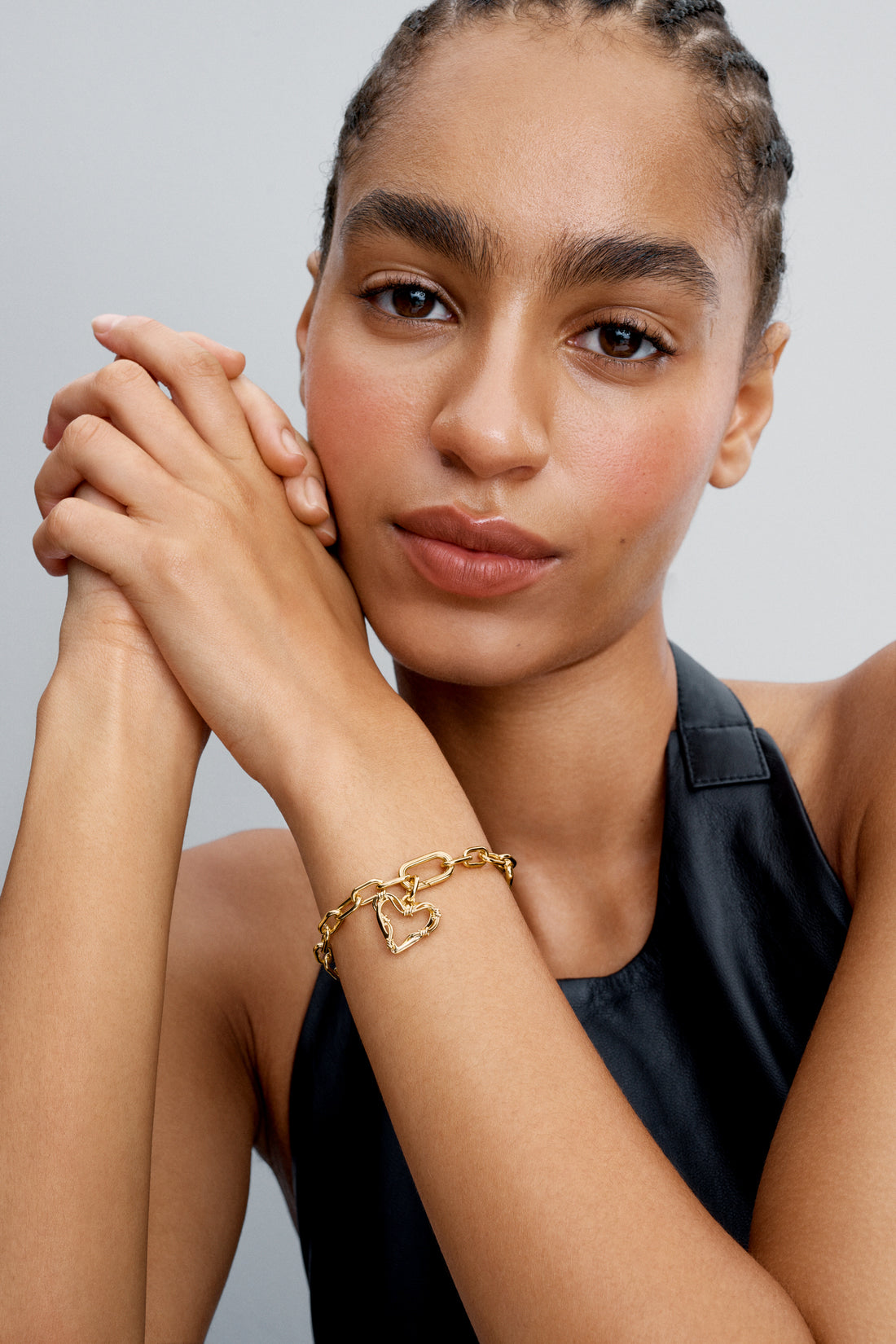 Barb Wire 14K Gold-Plated Medallion