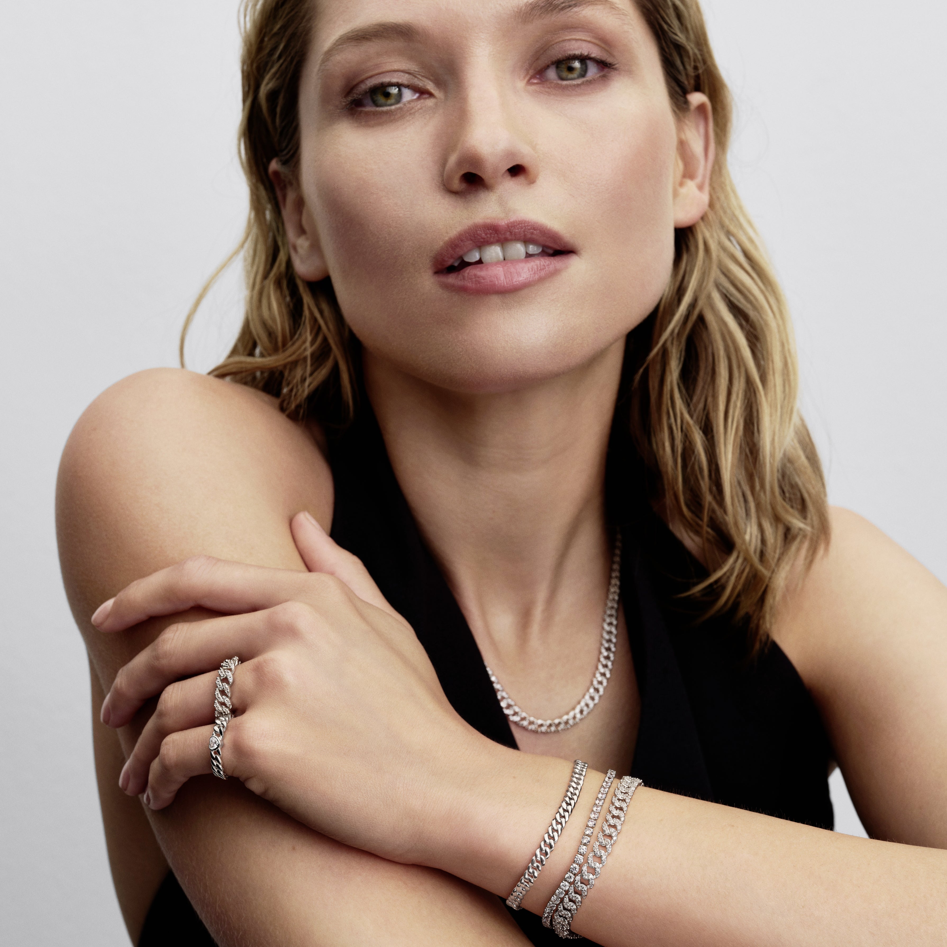 Cuban Chain Sterling Silver Bracelet