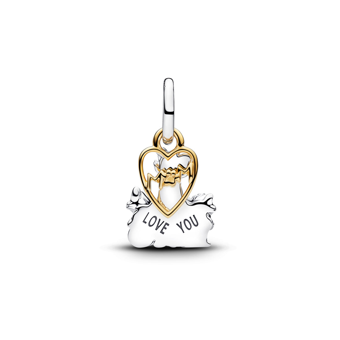 Disney Aristocats Sterling Silver And 14K Gold-Plated Double Dangle With Pink And Blue Enamel