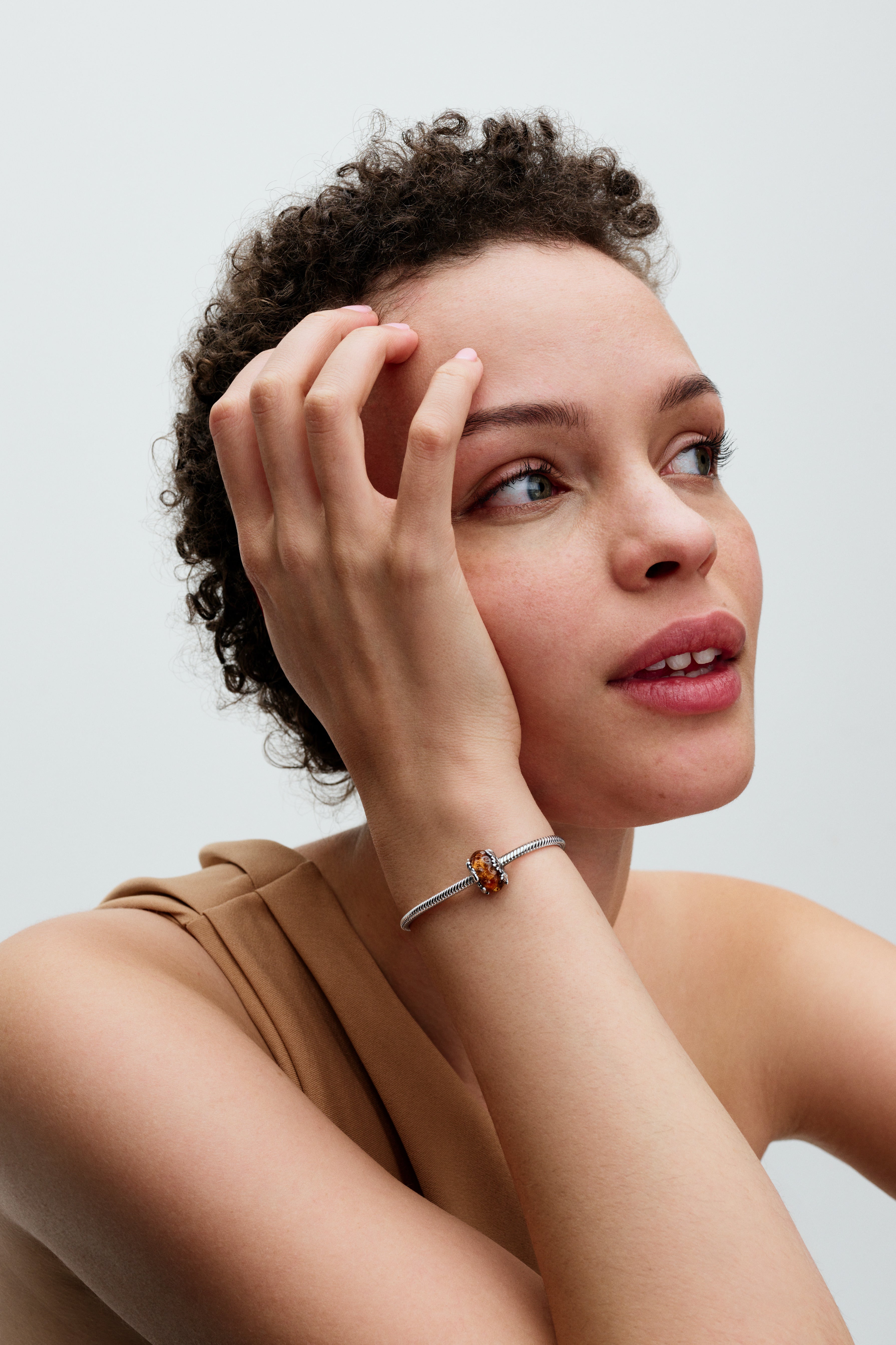 Disney The Lion King Sterling Silver Charm With Glitter Aventurine And Burnt Orange Murano Glass