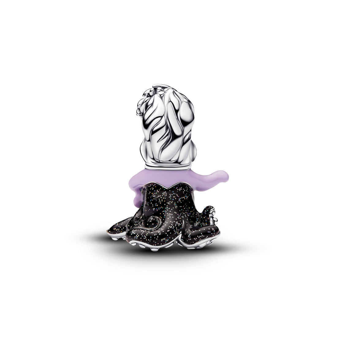 Disney Ursula Sterling Silver Charm With Black, Purple, Red And Blue Enamel