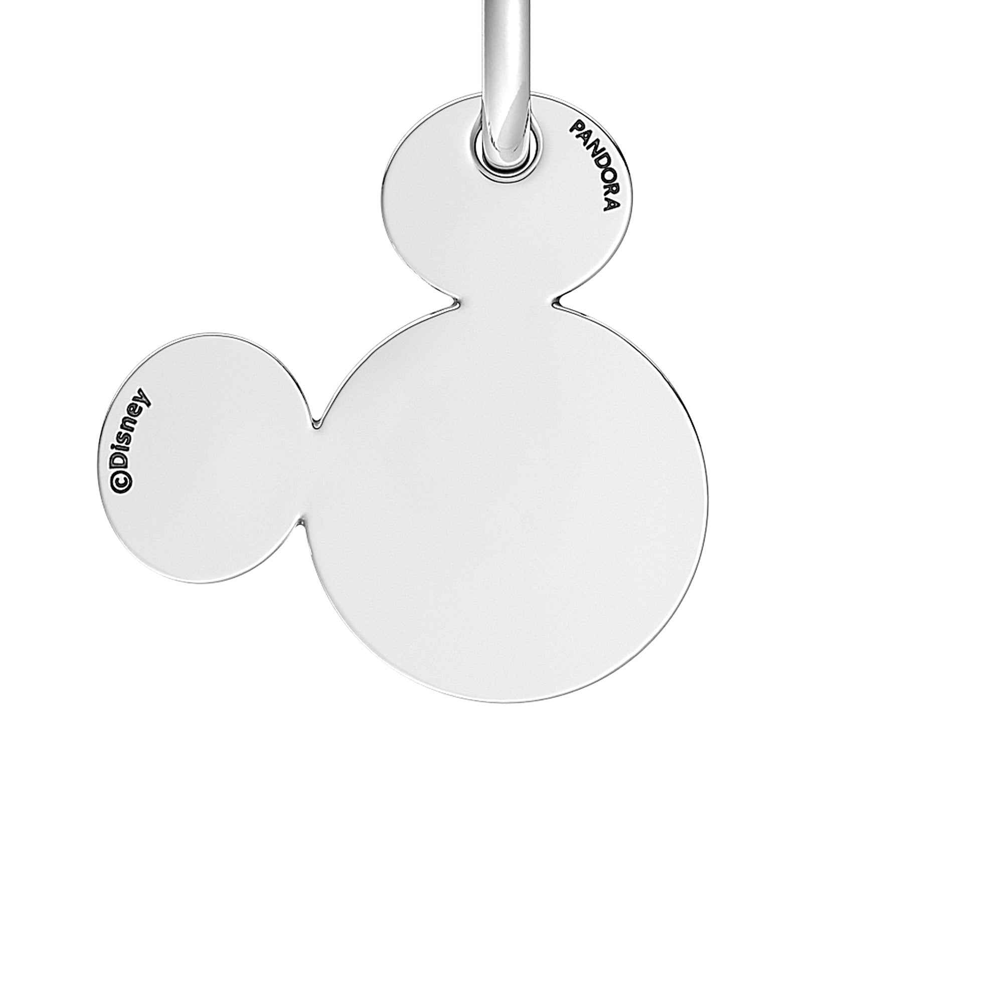 Disney Engravable Mickey Mouse Sterling Silver Dangle