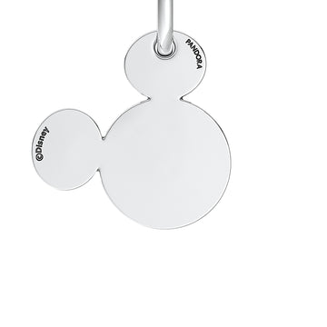 Disney Engravable Mickey Mouse Sterling Silver Dangle