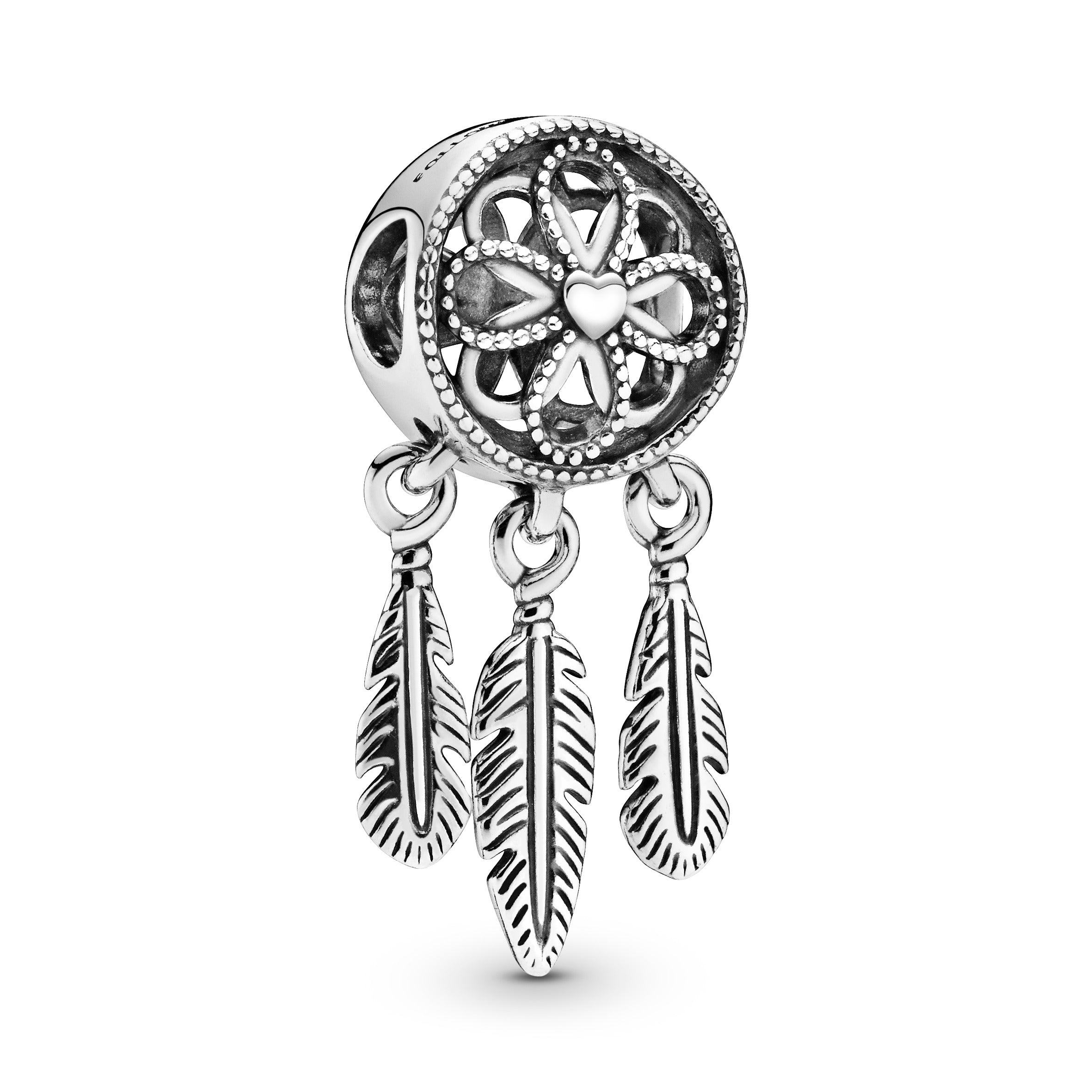 Dream Catcher Silver Charm