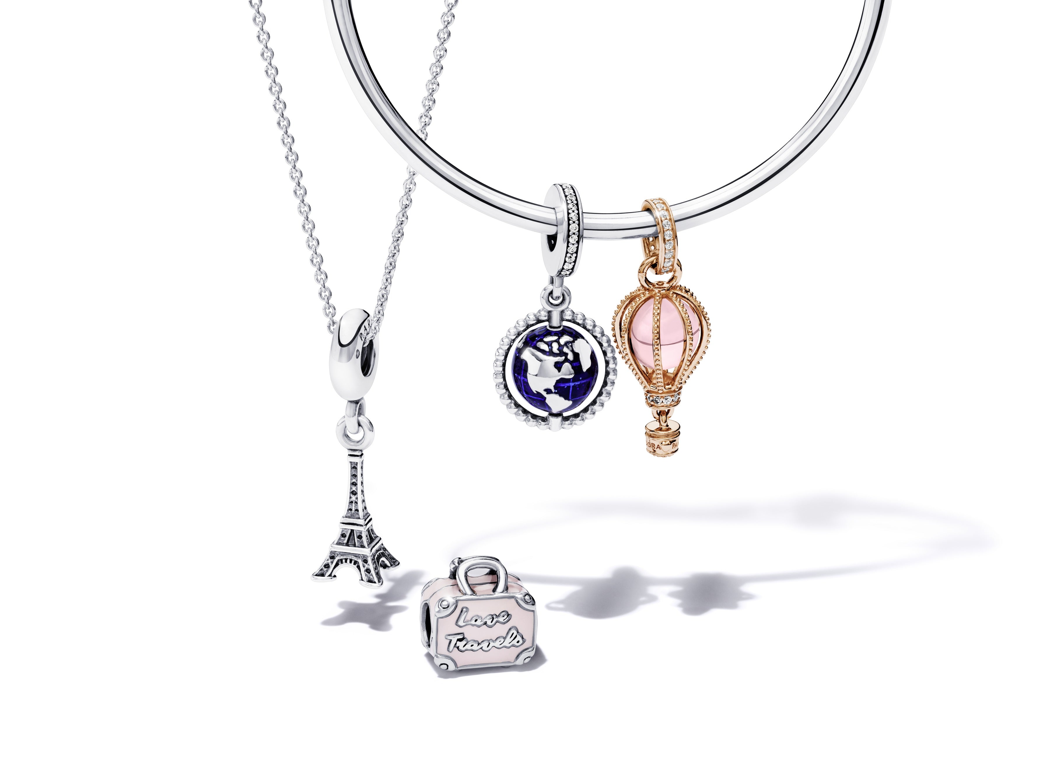 Eiffel Tower Silver Dangle