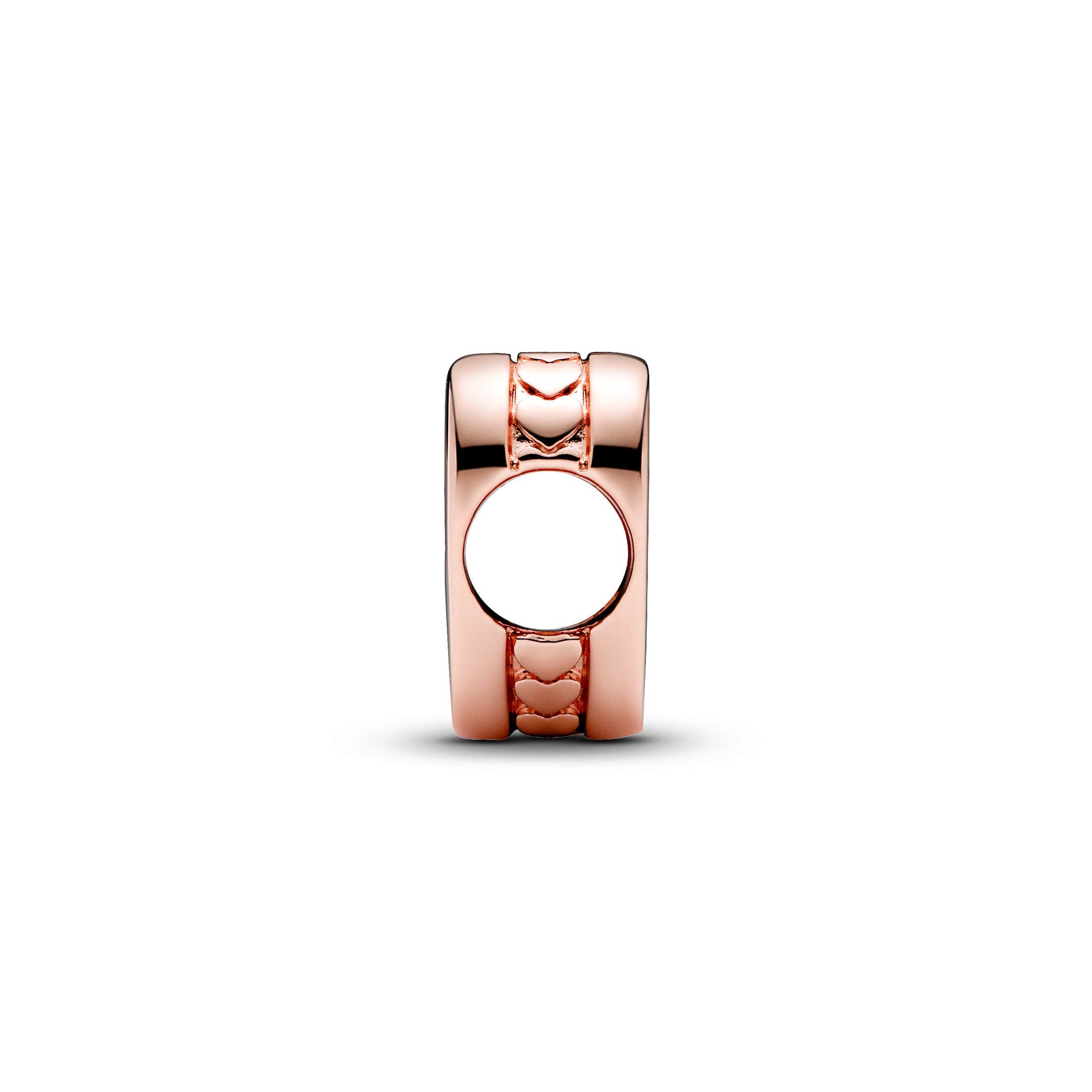 Engravable Heart 14K Rose Gold-Plated Charm