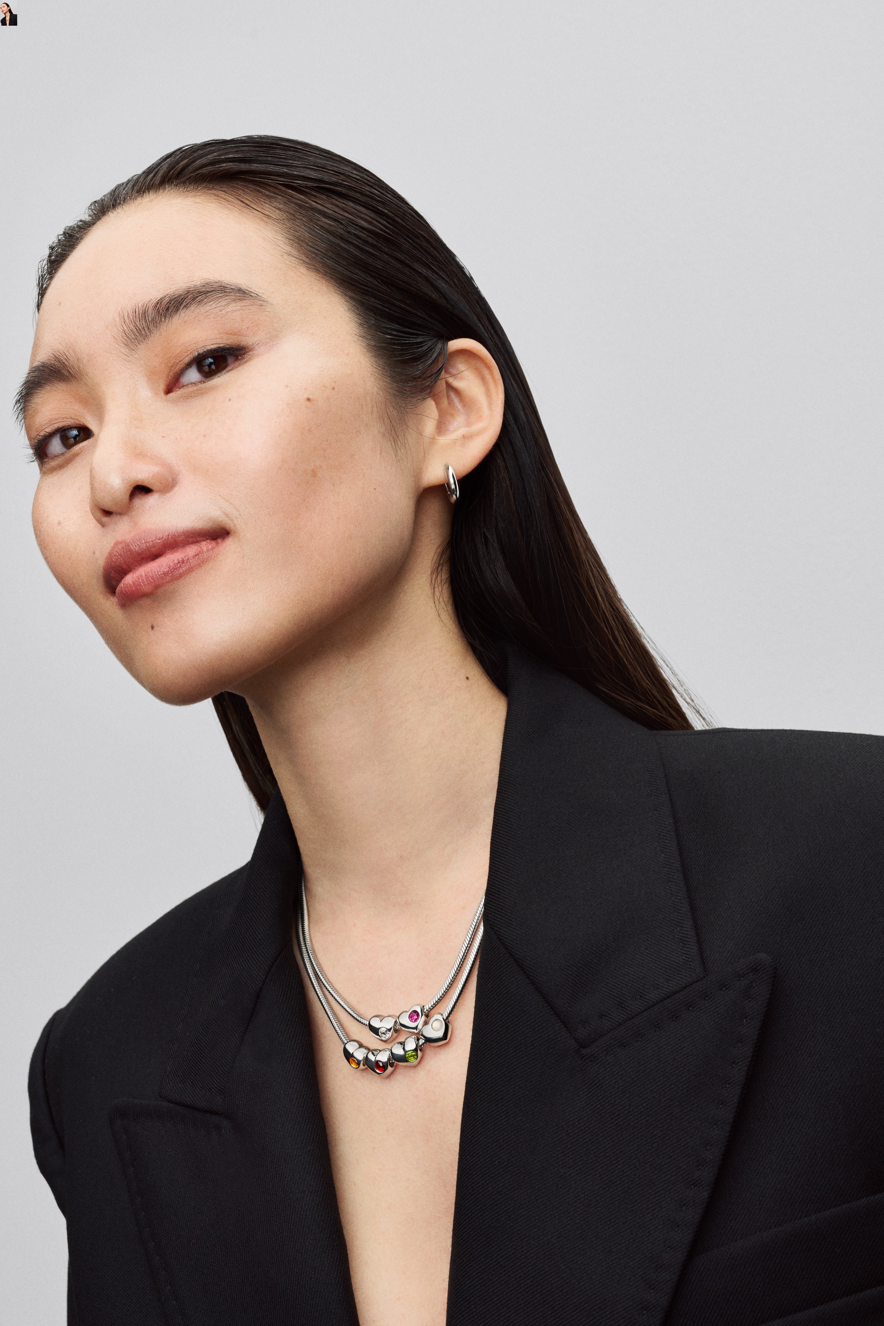 Engravable Heart Sterling Silver Charm With Spring Green Crystal