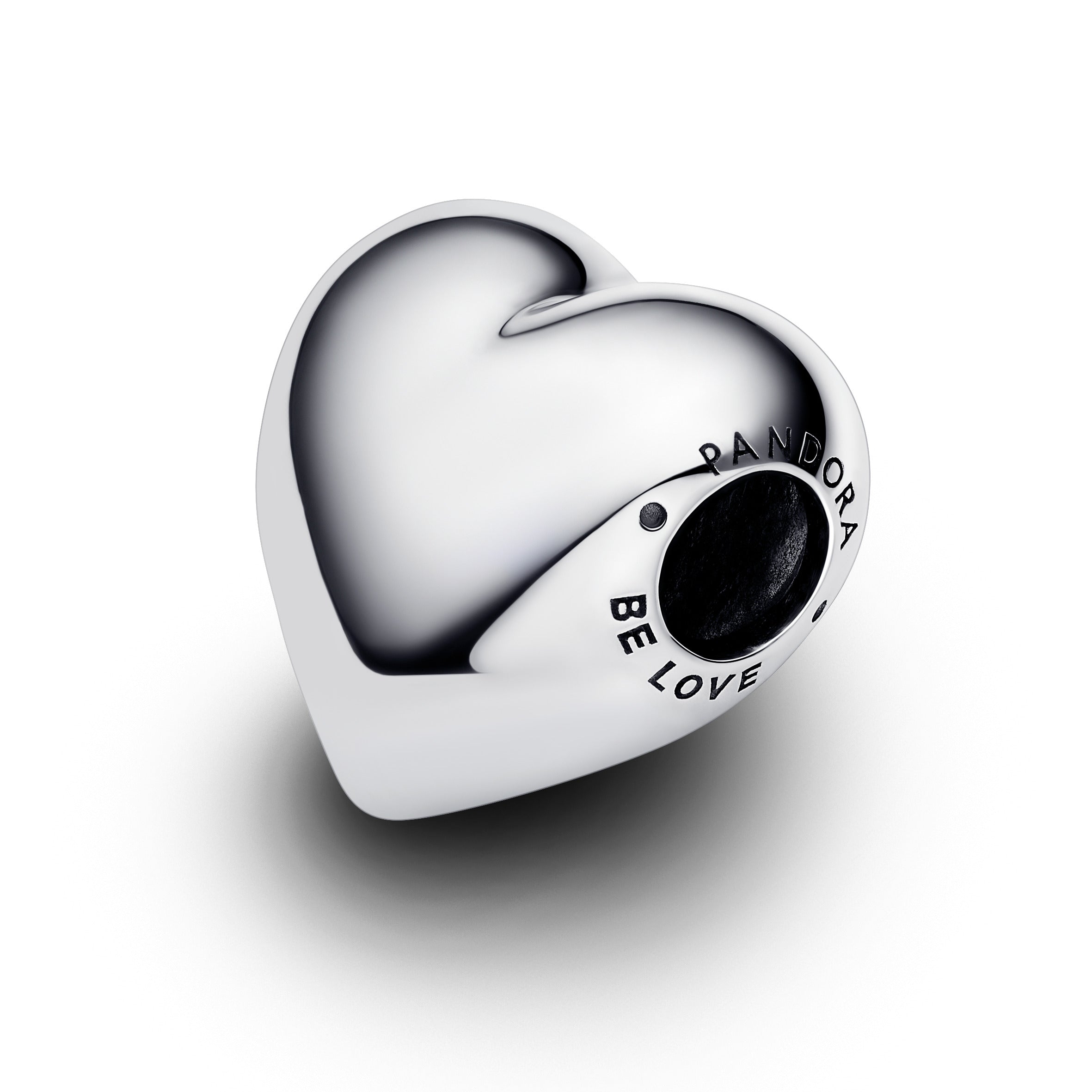 Engravable Large Heart Sterling Silver Charm