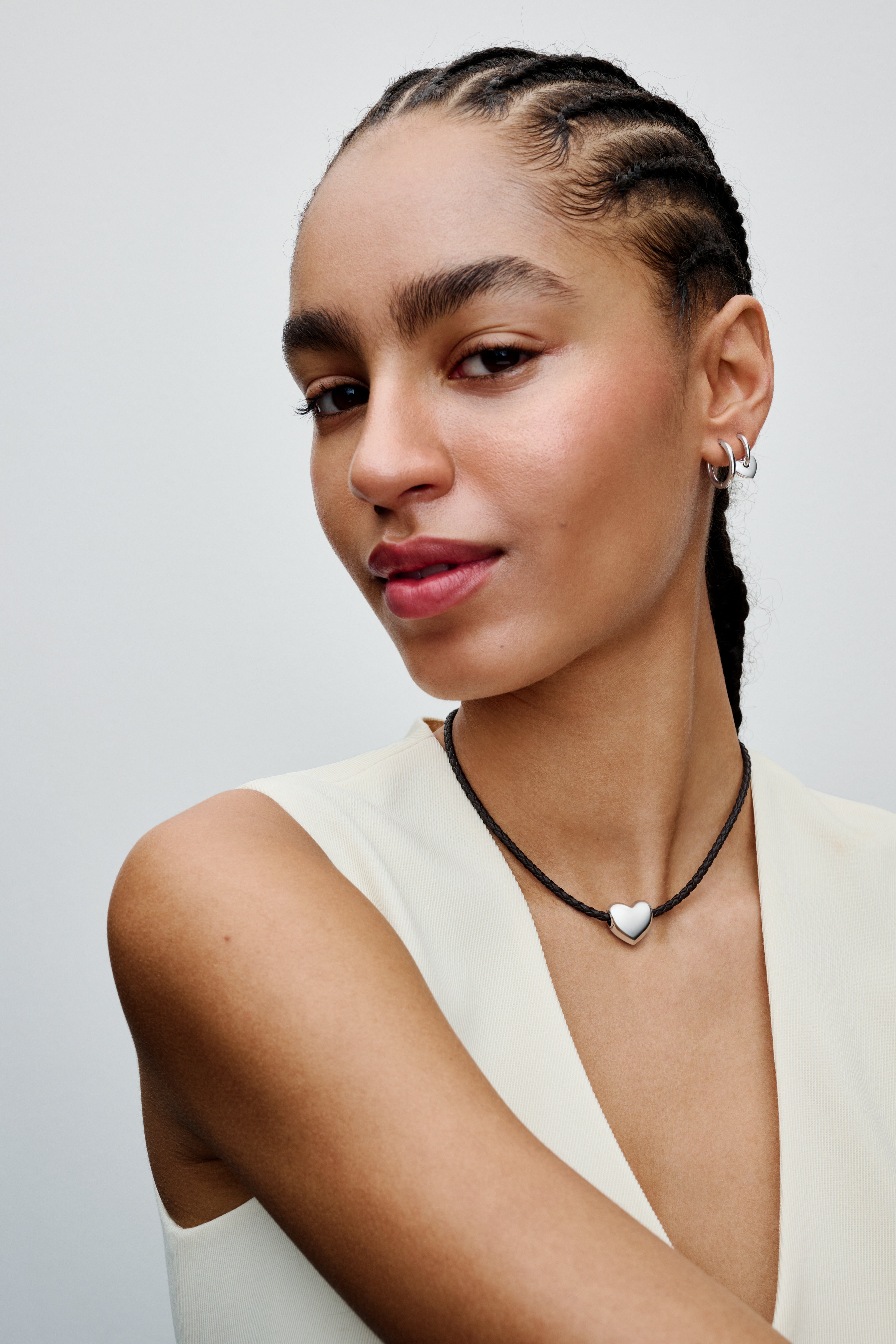 Engravable Large Heart Sterling Silver Charm