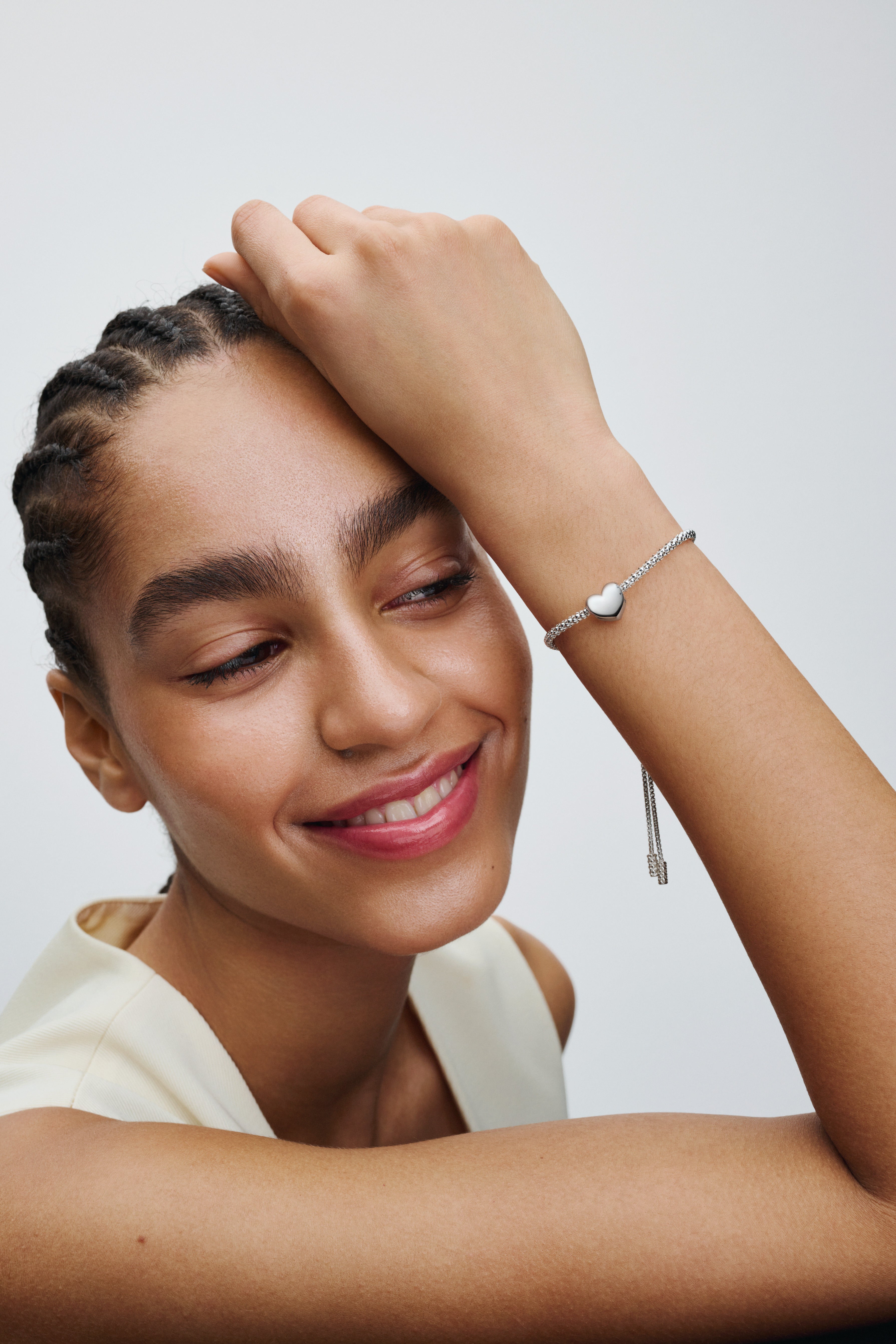 Engravable Medium Heart Sterling Silver Charm