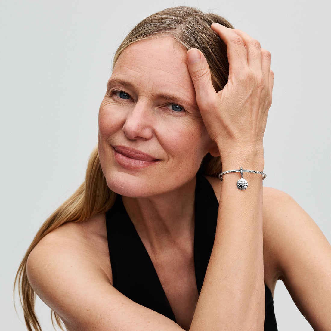 Engravable Sterling Silver Dangle With Black Enamel